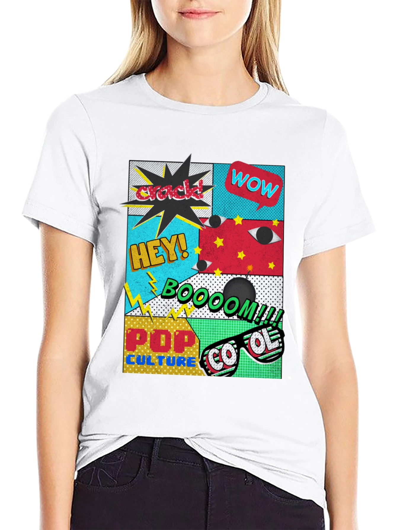 Pop Art Graphic T-Shirt