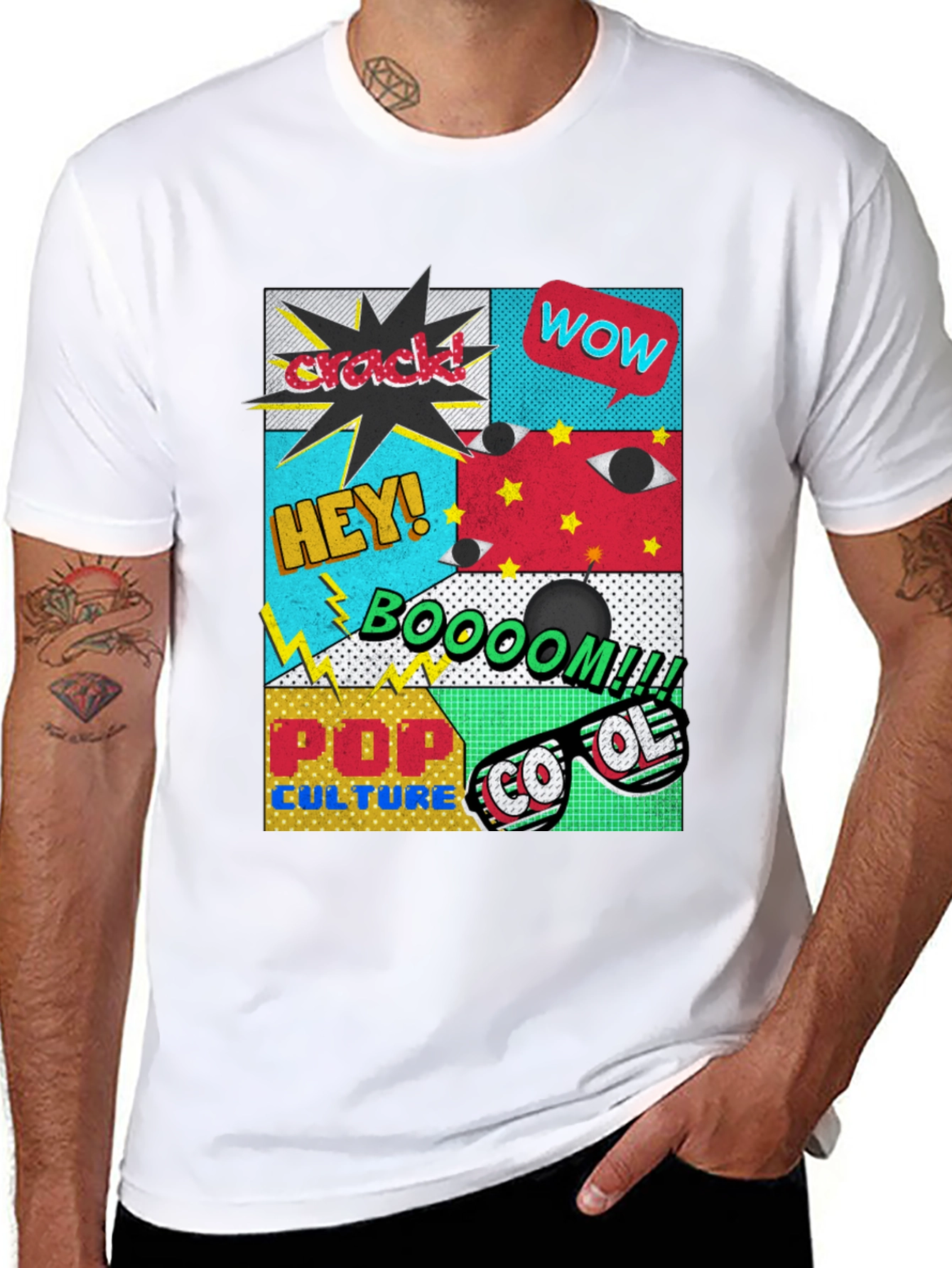Pop Art Graphic T-Shirt