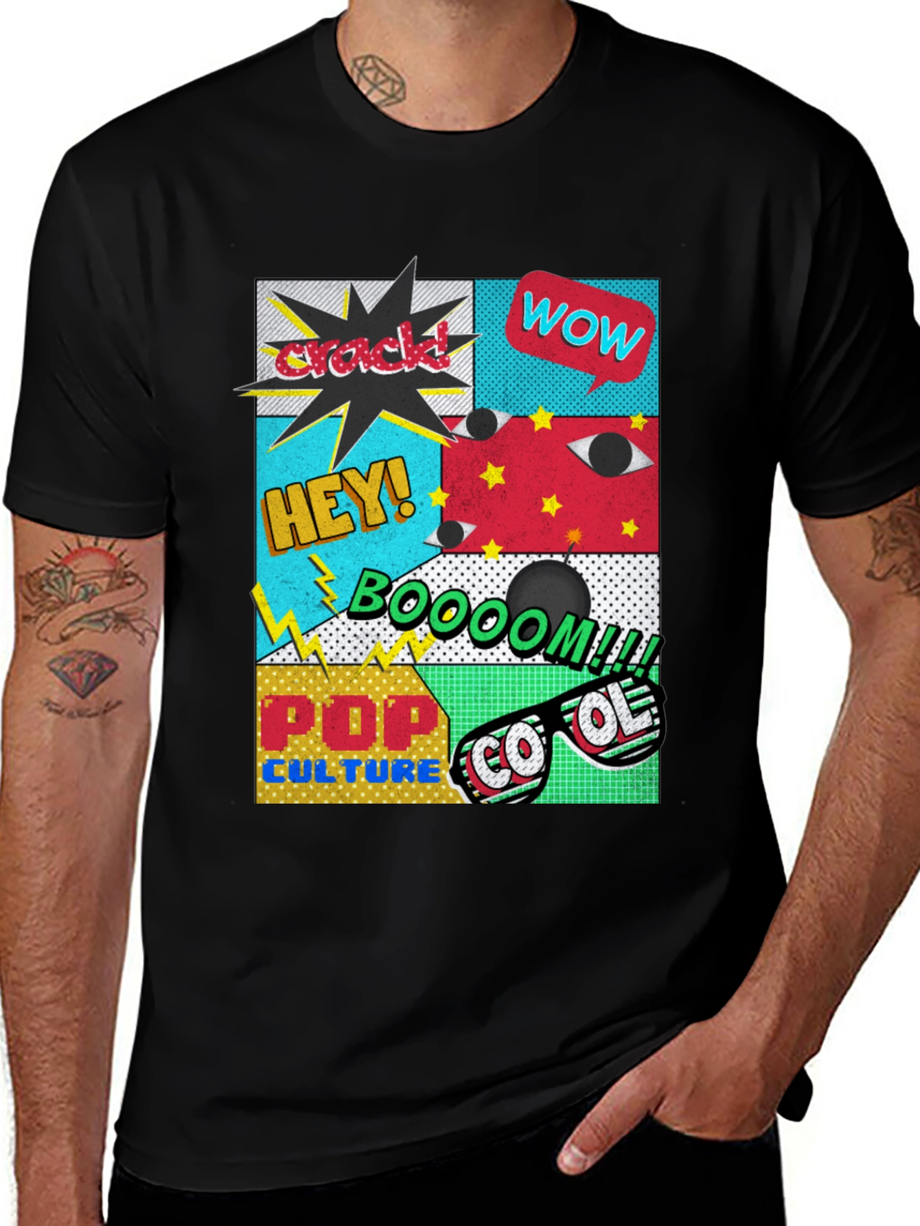 Pop Art Graphic T-Shirt