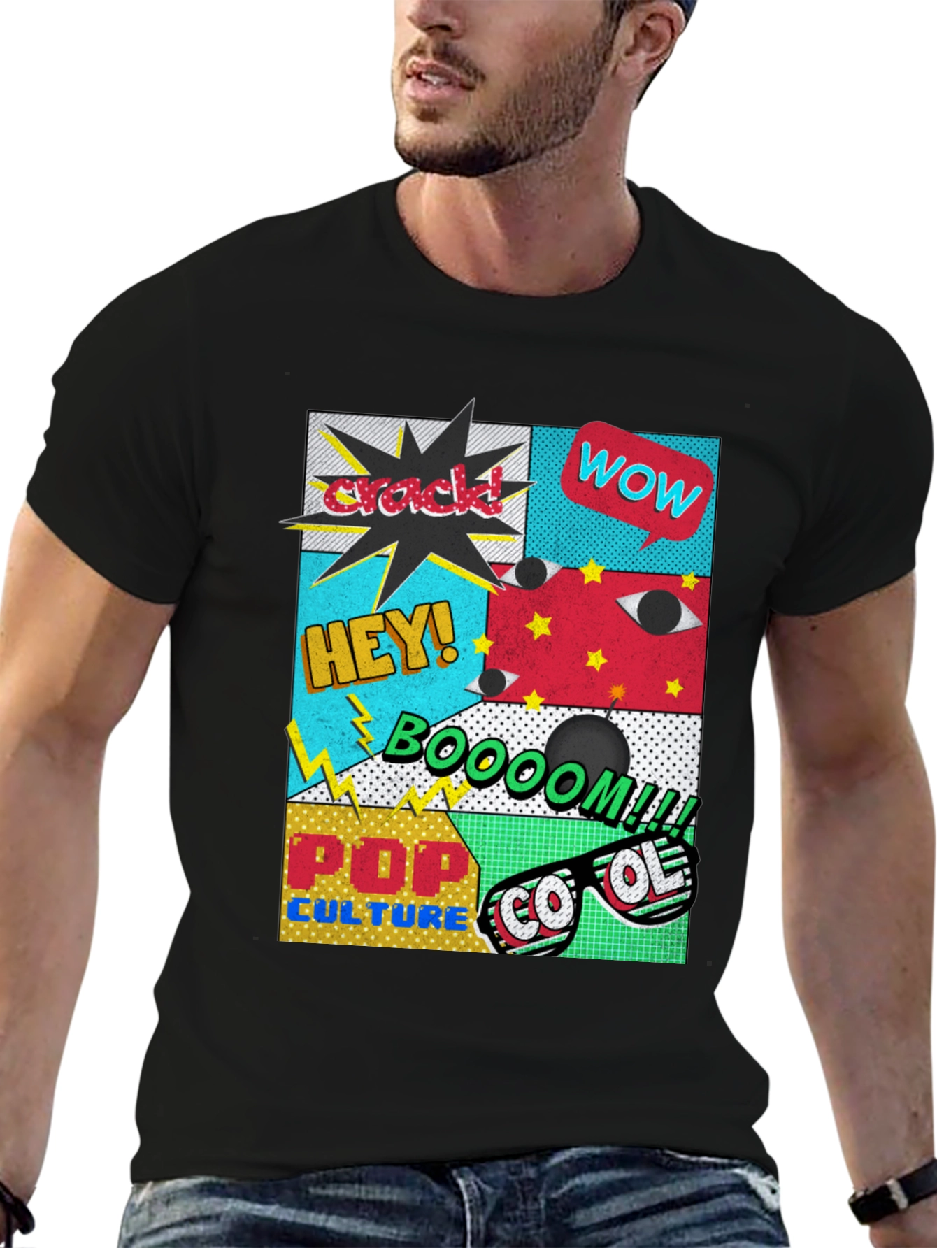 Pop Art Graphic T-Shirt