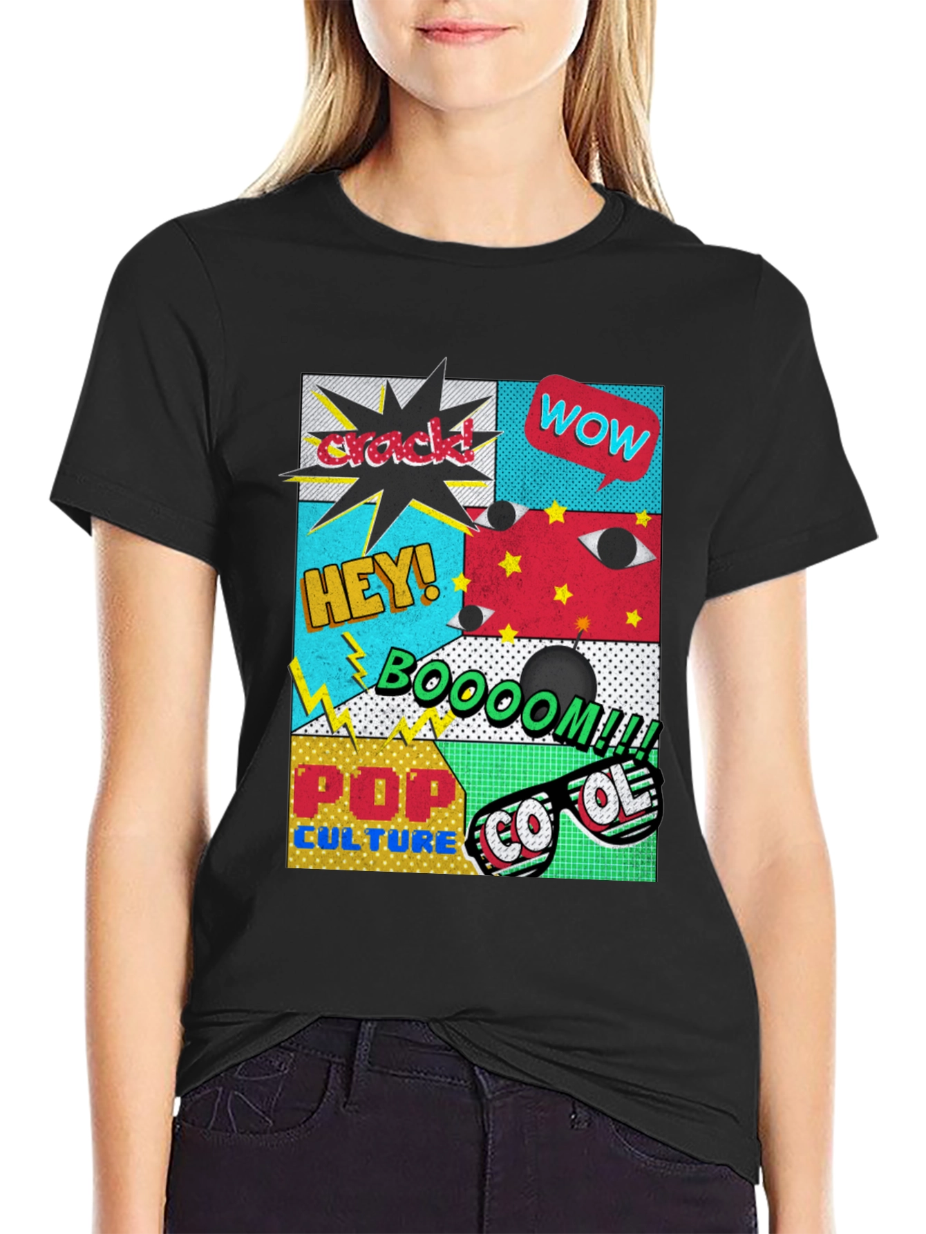 Pop Art Graphic T-Shirt