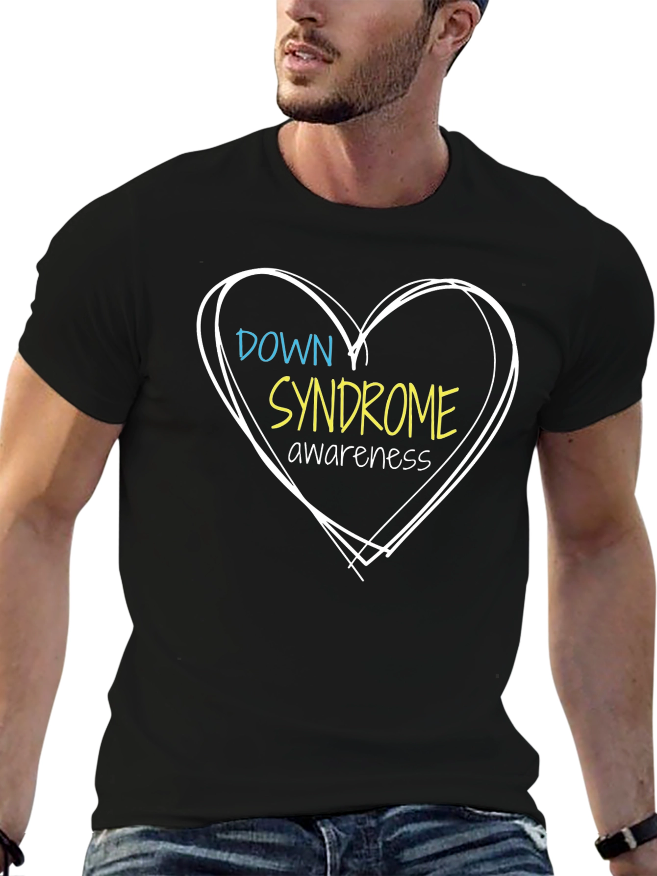 Down Syndrome Awareness T-Shirt - Black