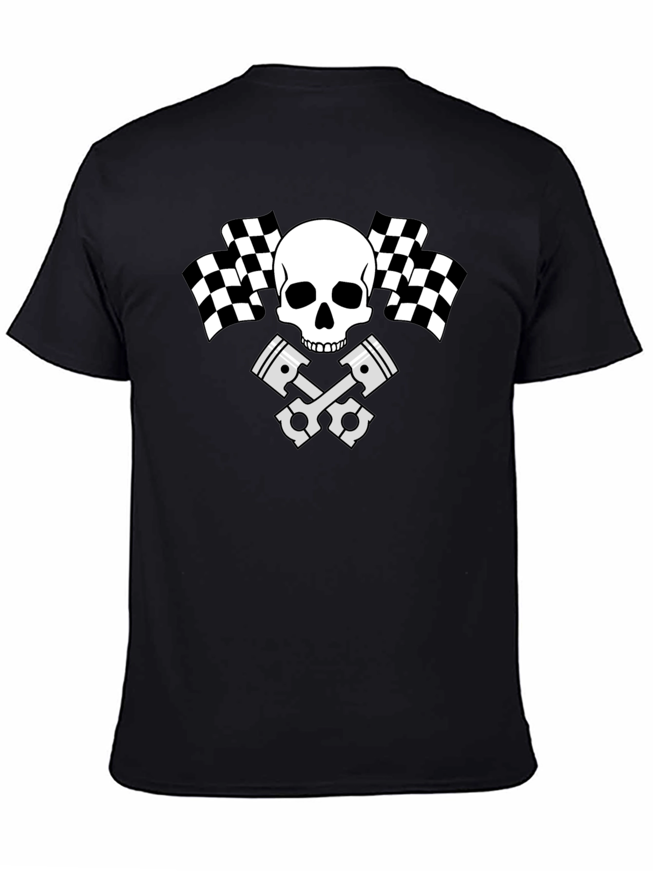 Skull Racing Piston T-Shirt