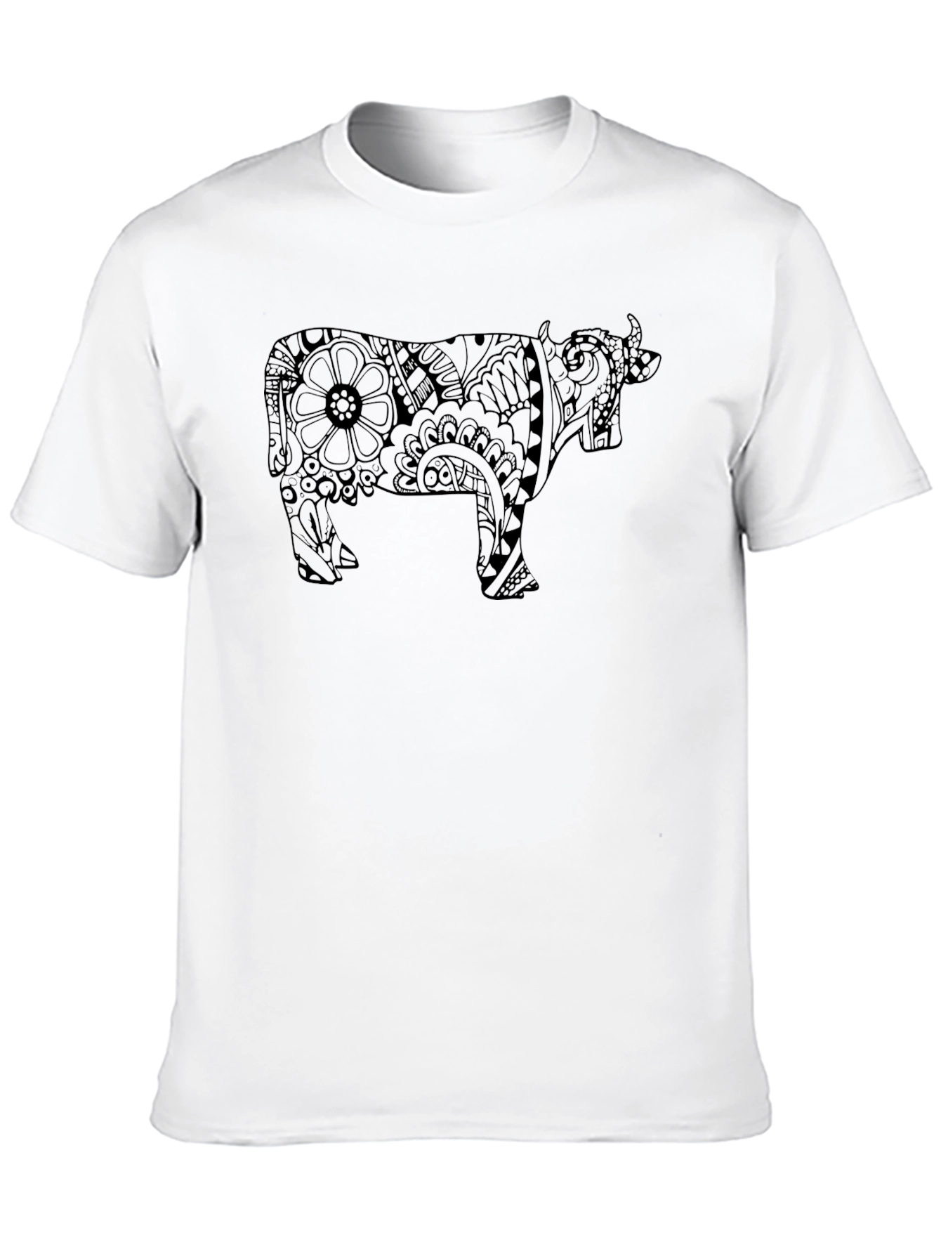 Black Cow Graphic T-Shirt