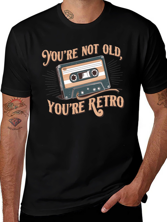 Retro Cassette Graphic T-Shirt - Youre Not Old