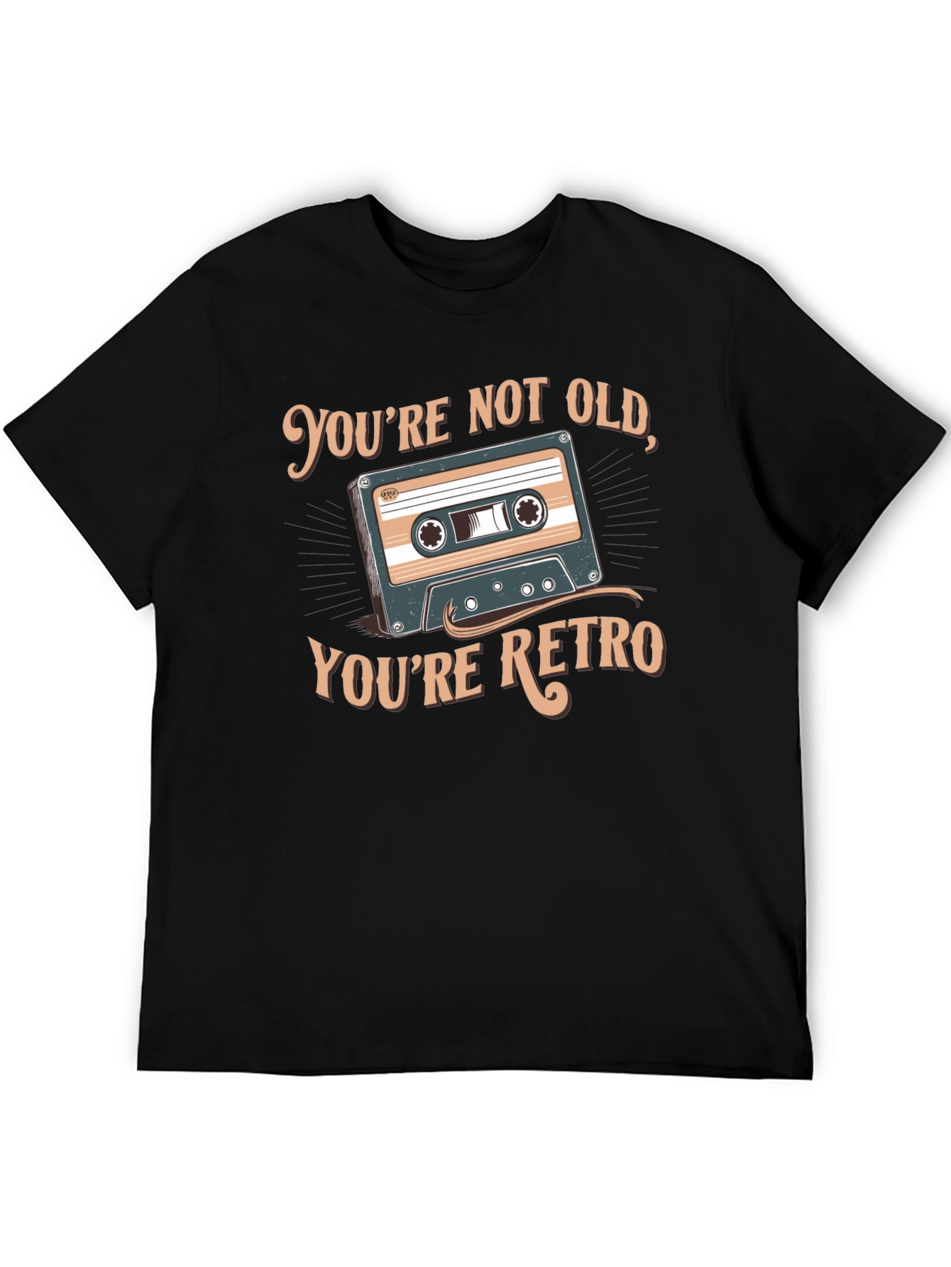 Retro Cassette Graphic T-Shirt - Youre Not Old
