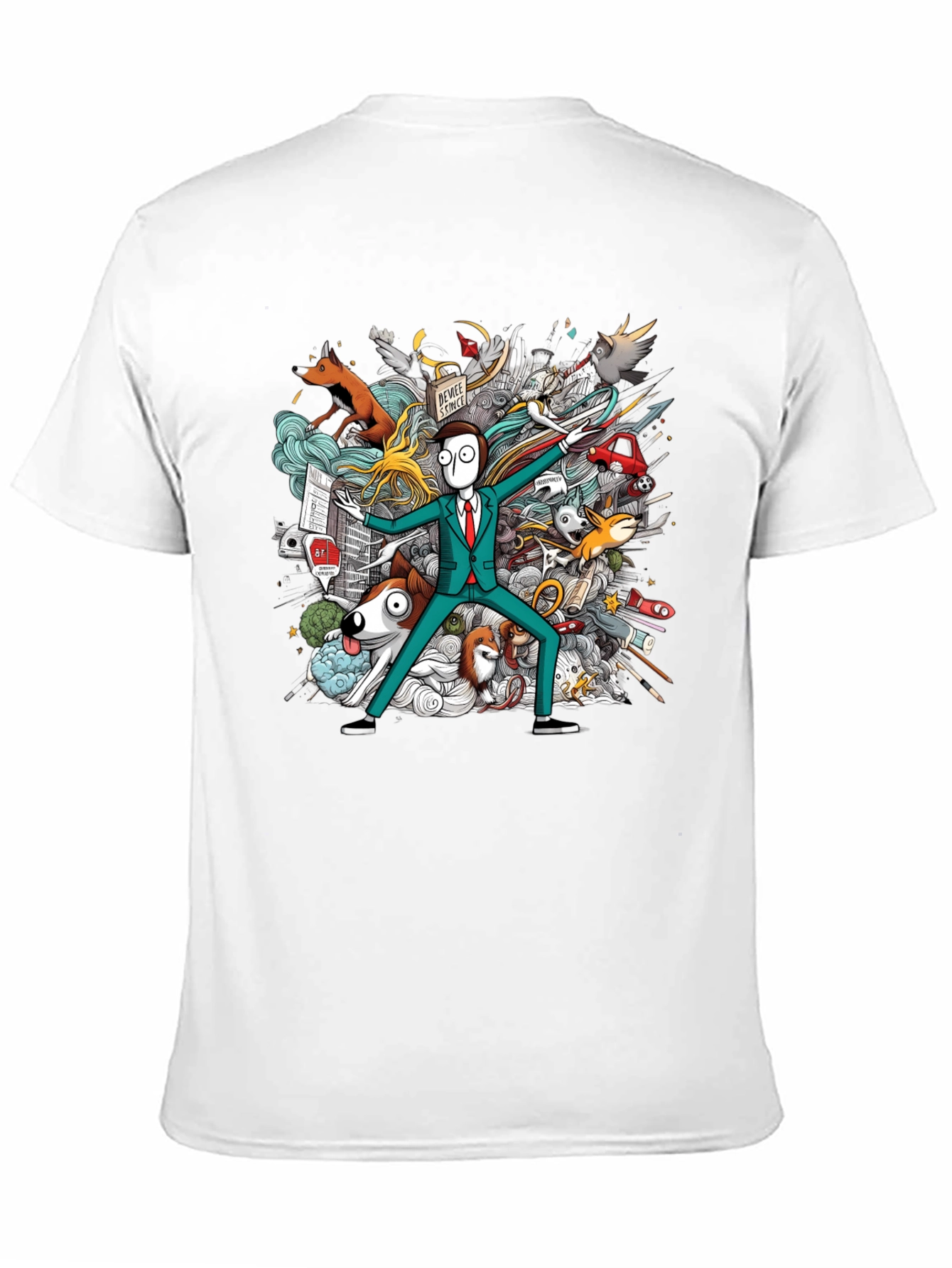 Cartoon Character Chaos T-Shirt