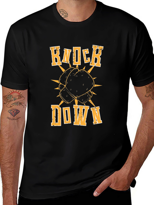 Knock Down Boxing Graphic T-Shirt