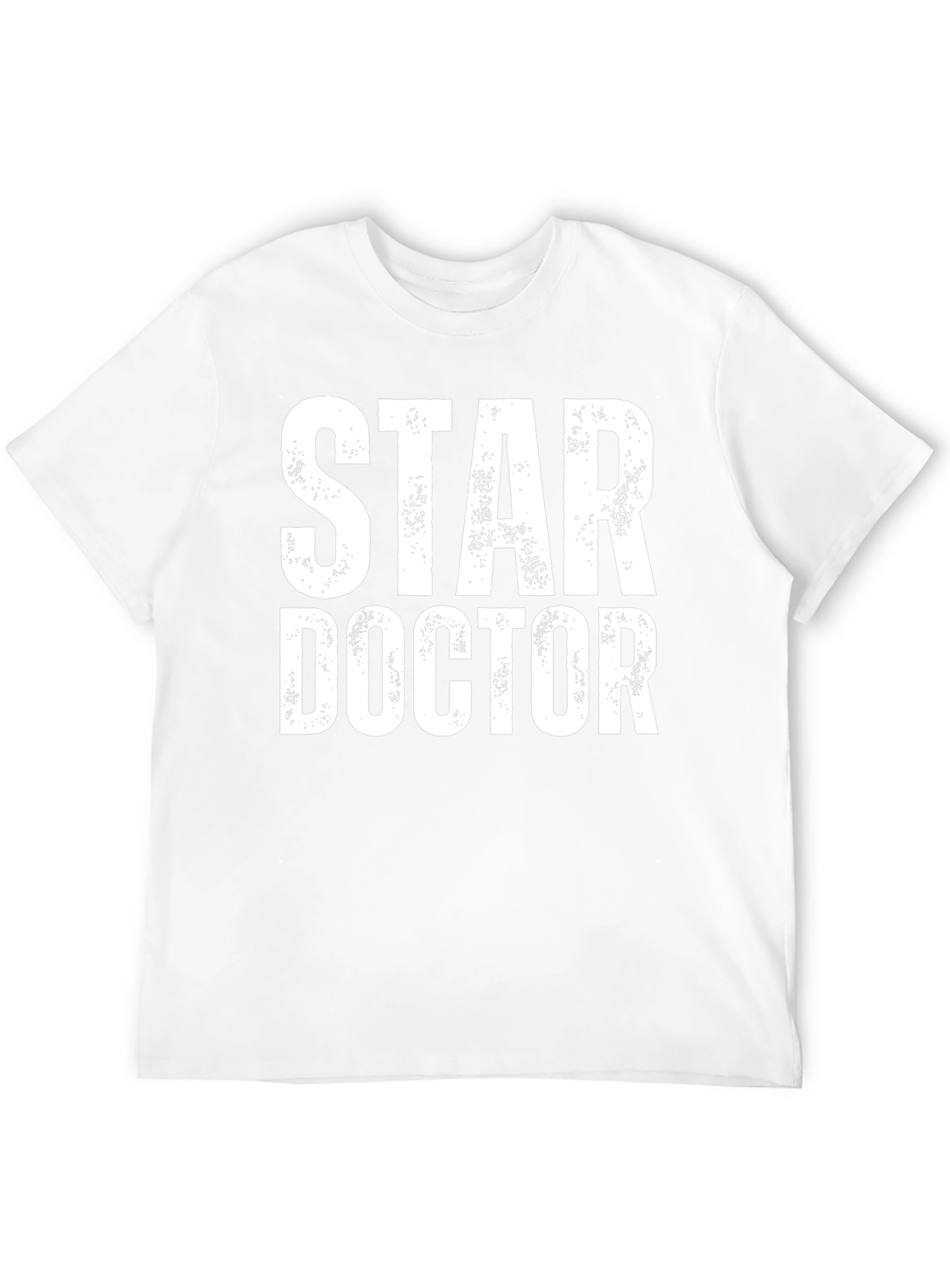 Star Doctor Graphic T-Shirt - Black Cotton Blend