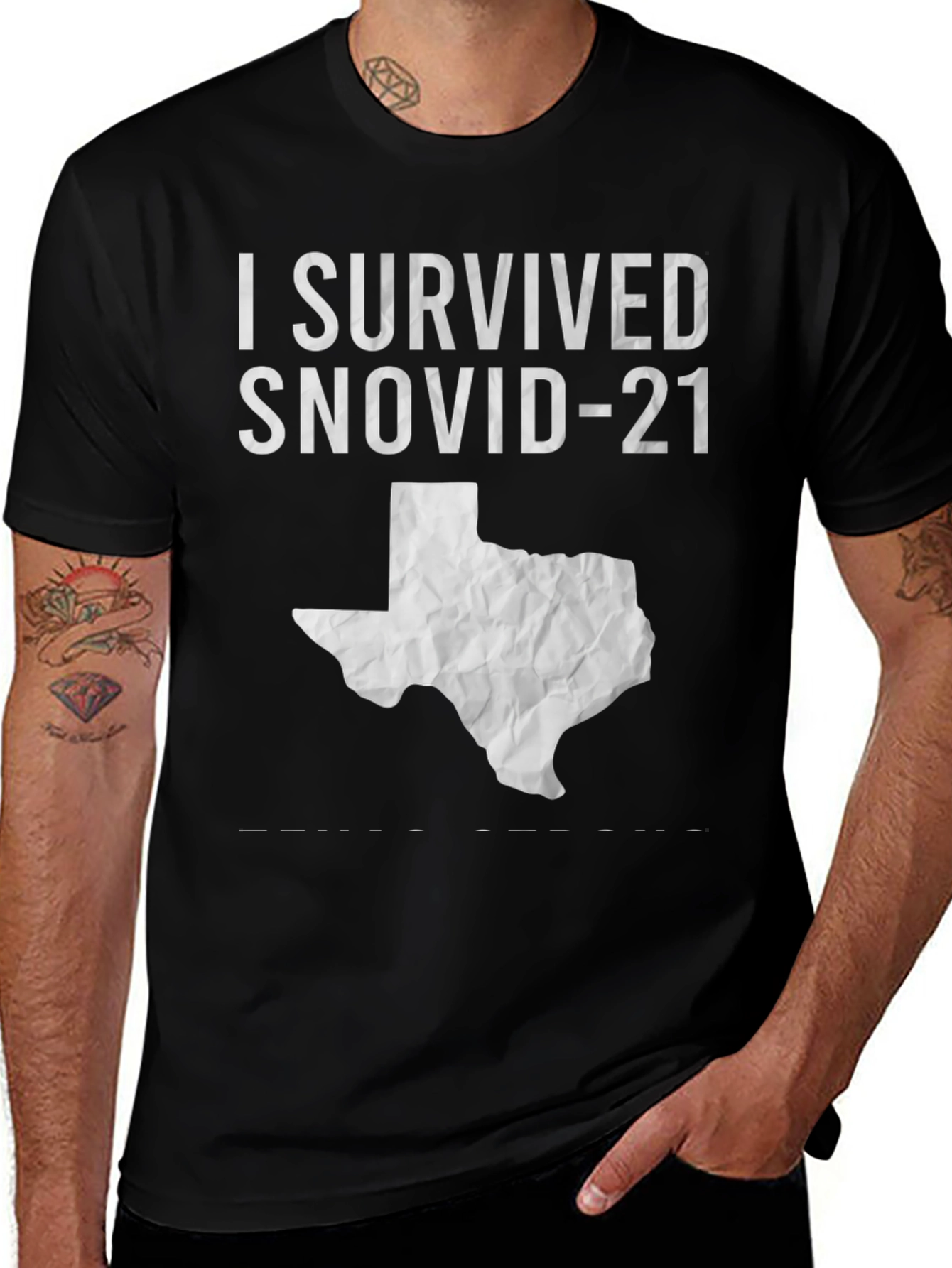 I Survived Snovid-21 Texas T-Shirt