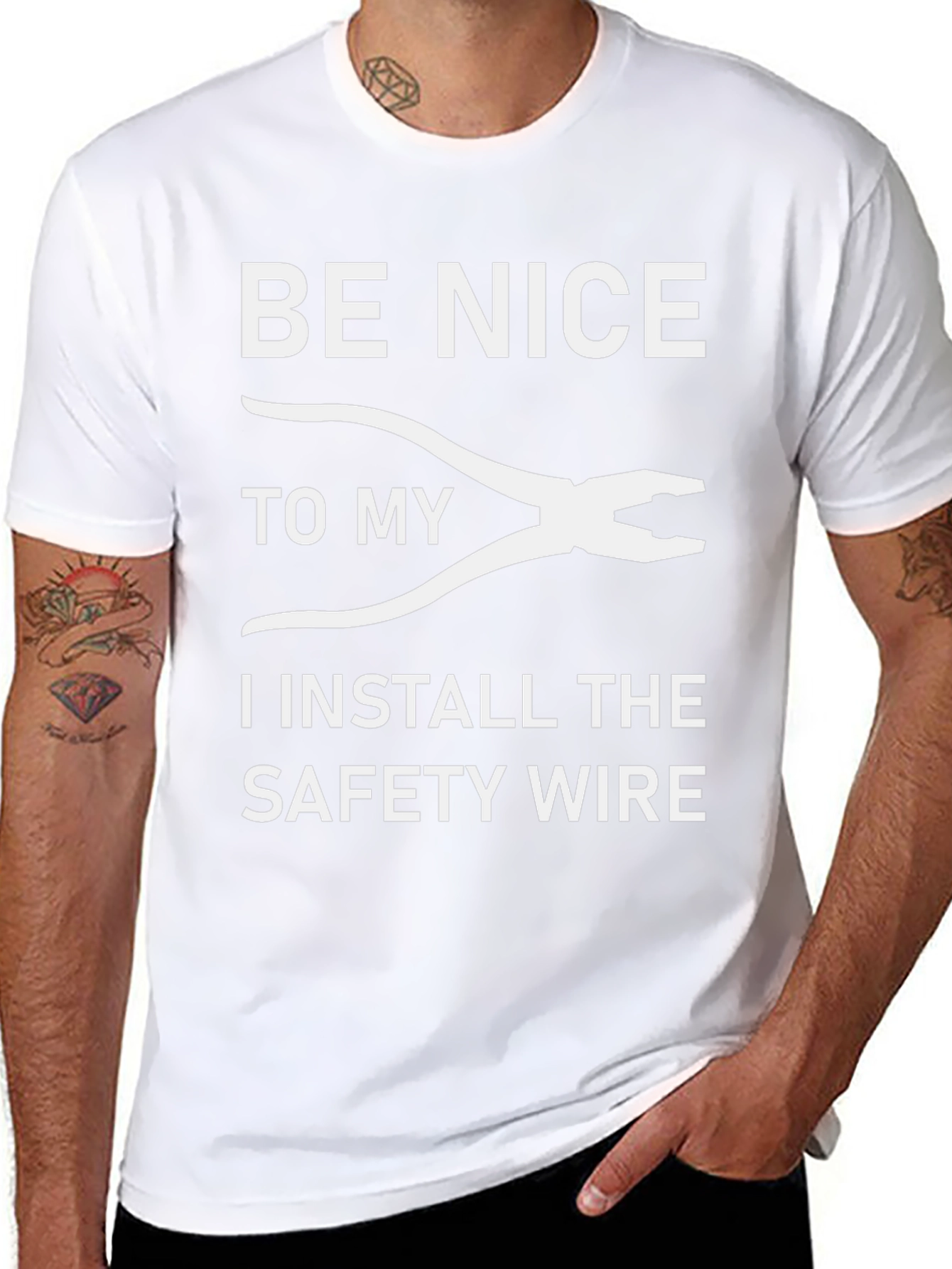 Funny Safety Wire Installer T-Shirt