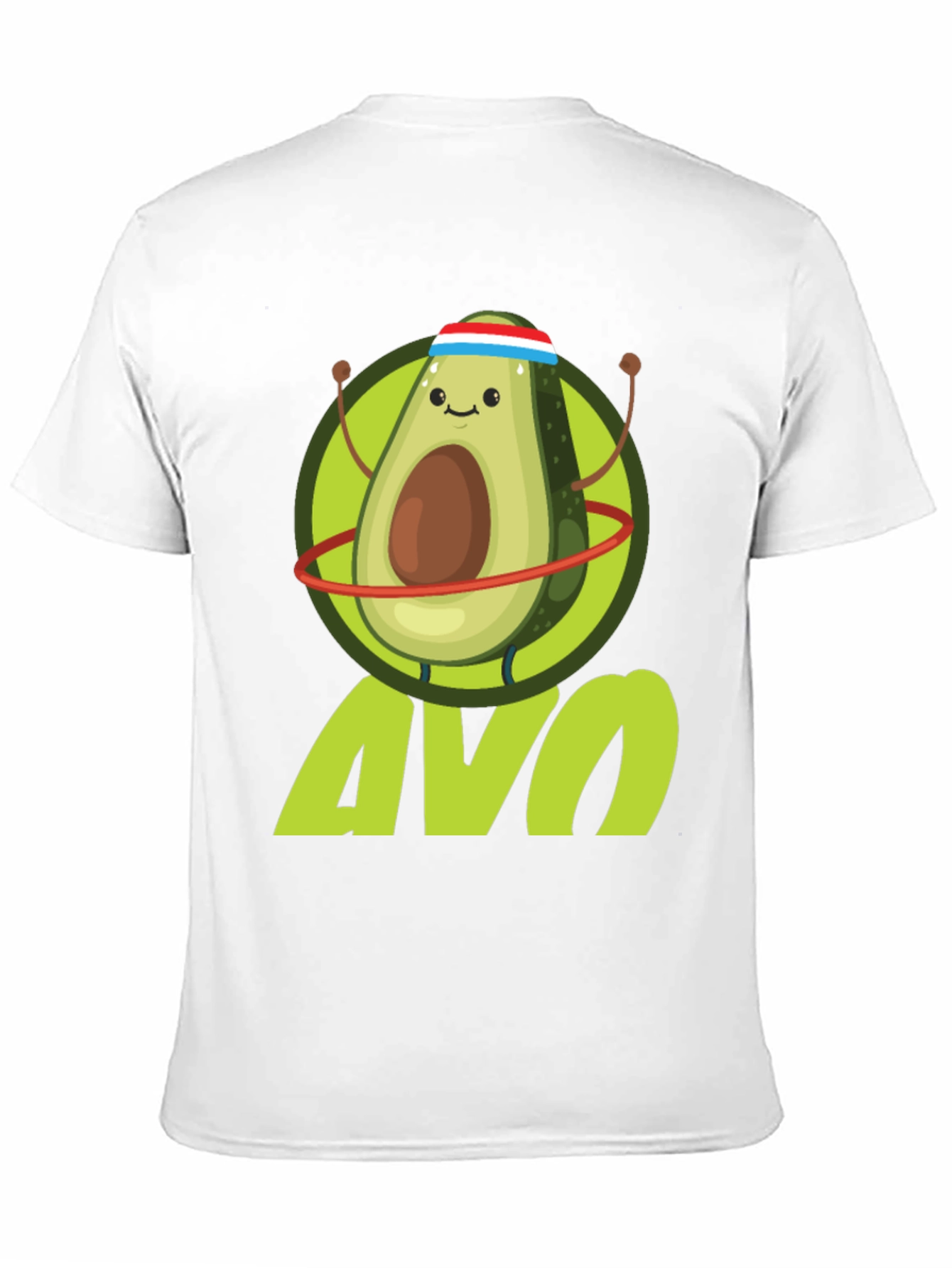 Funny Avocado Fitness T-Shirt | Avo Workout Tee