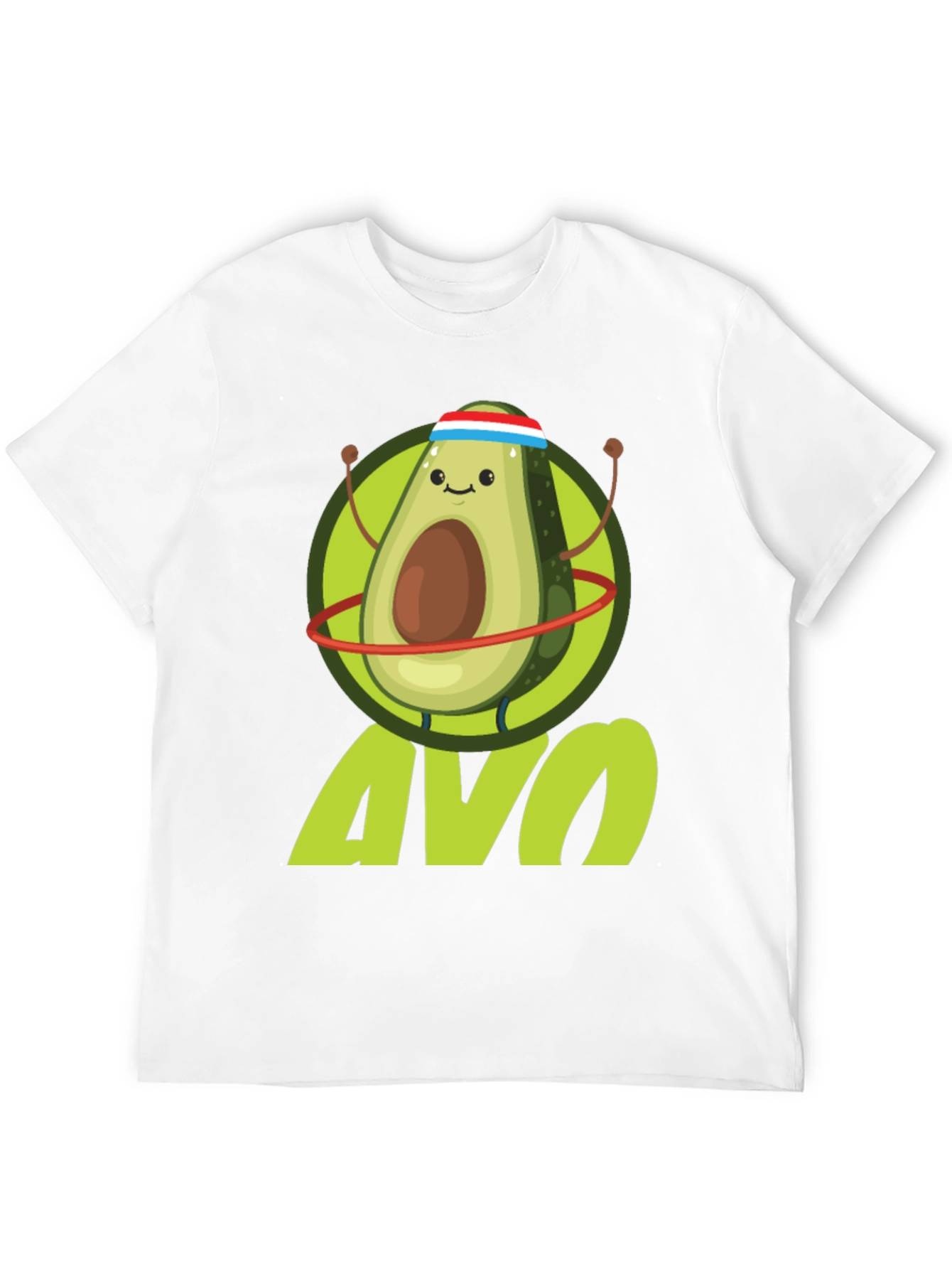 Funny Avocado Fitness T-Shirt | Avo Workout Tee