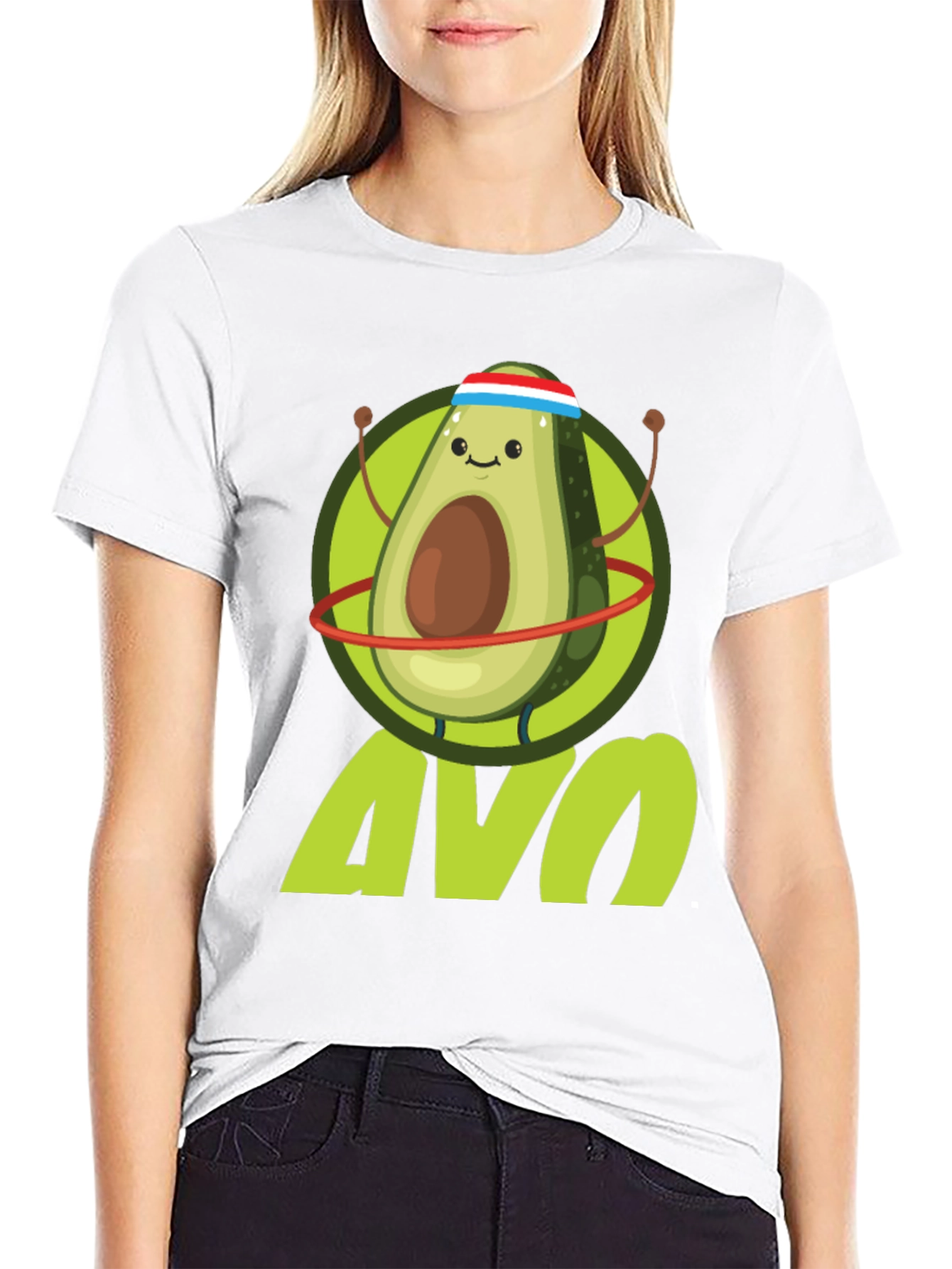 Funny Avocado Fitness T-Shirt | Avo Workout Tee
