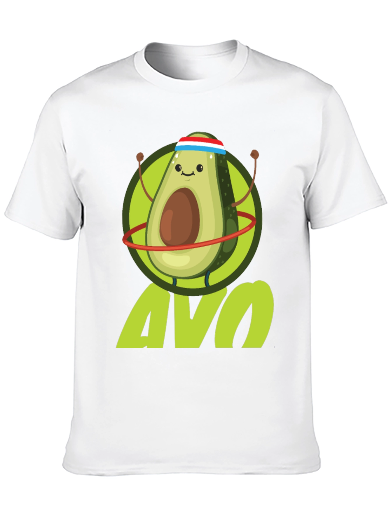 Funny Avocado Fitness T-Shirt | Avo Workout Tee