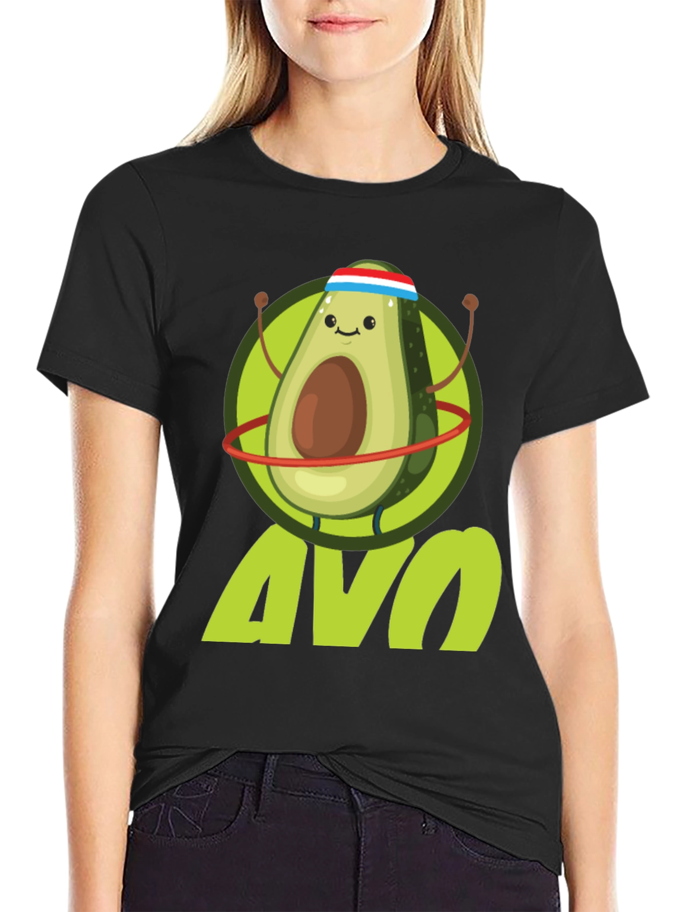 Funny Avocado Fitness T-Shirt | Avo Workout Tee