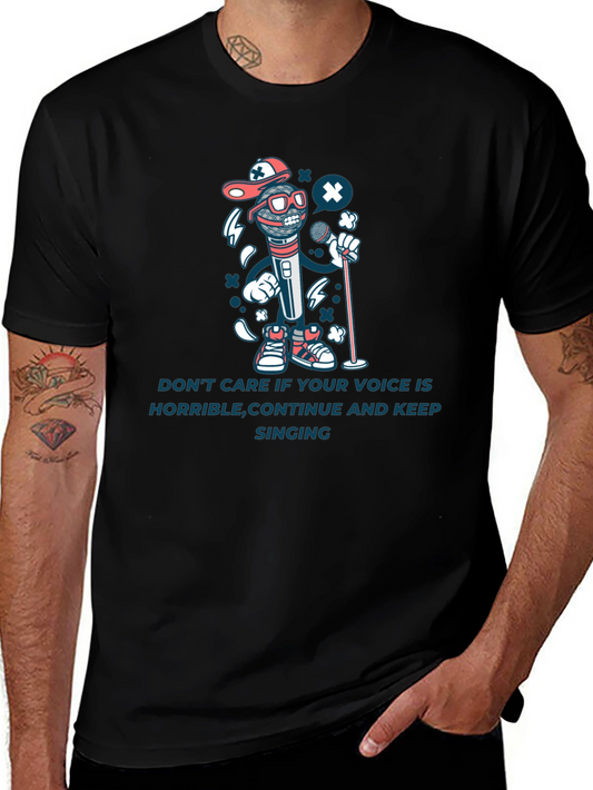 Sing Your Heart Out Black T-Shirt