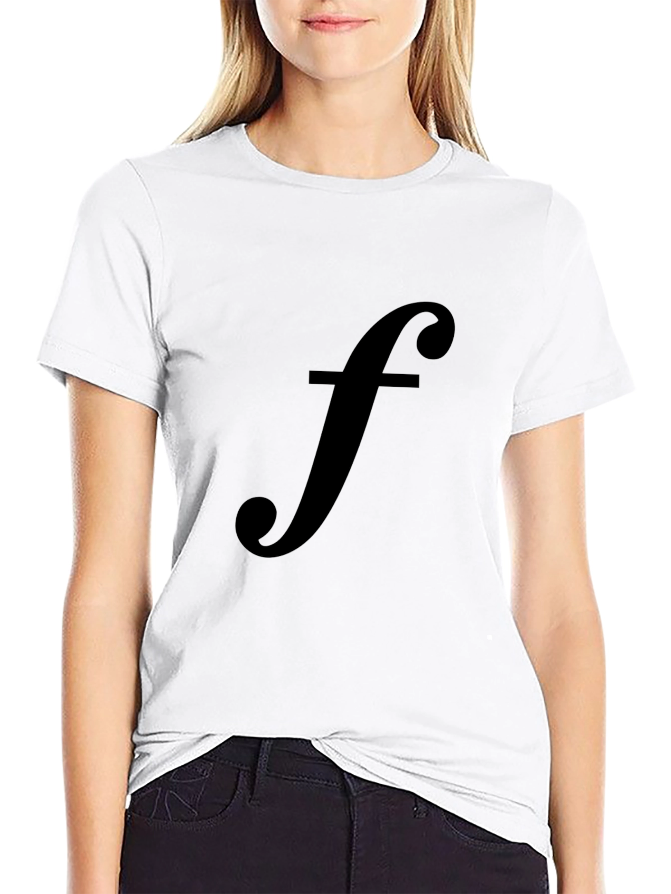 Black T-Shirt with Musical Note