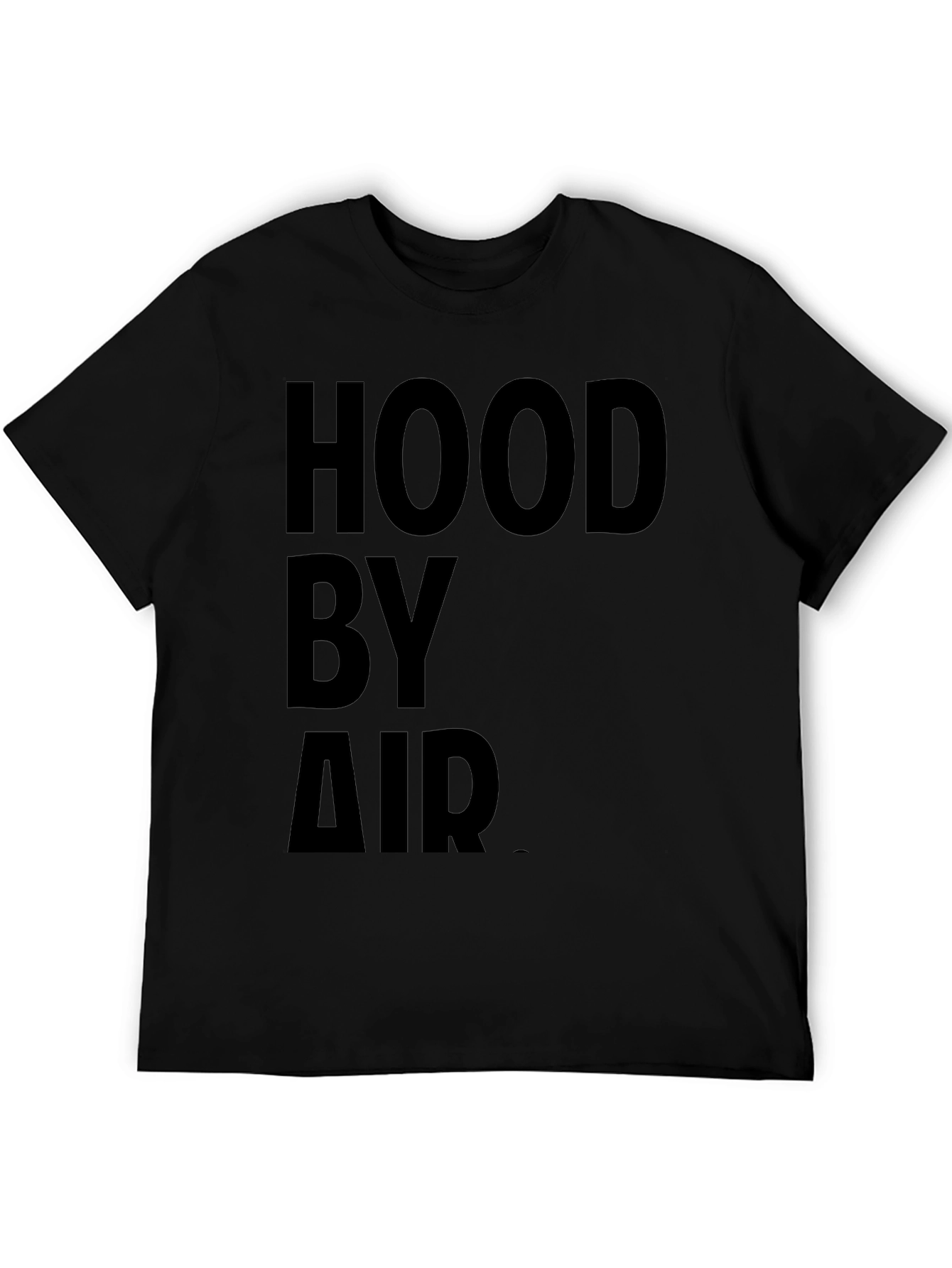 Hood By Air Black Graphic Tee