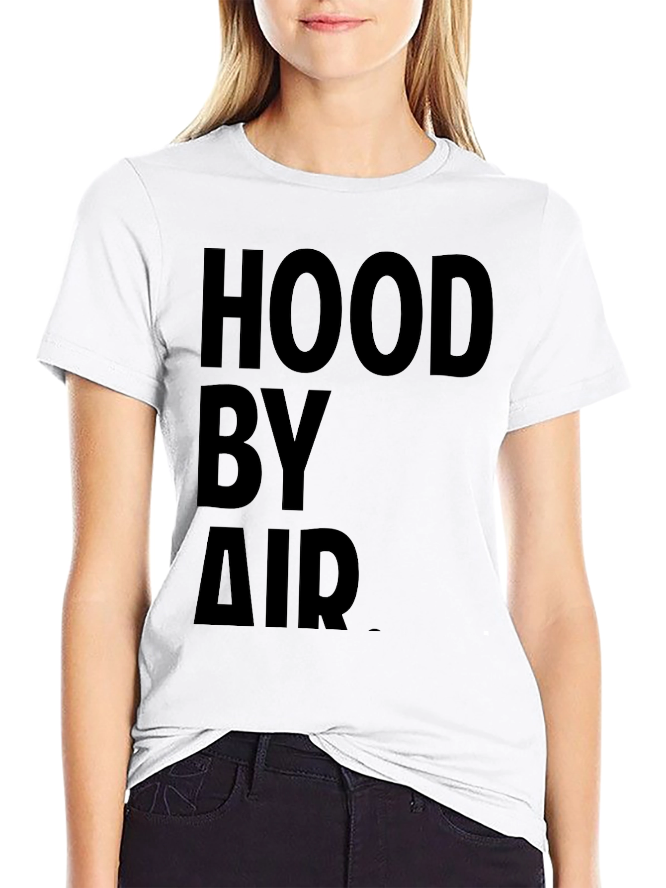 Hood By Air Black Graphic Tee