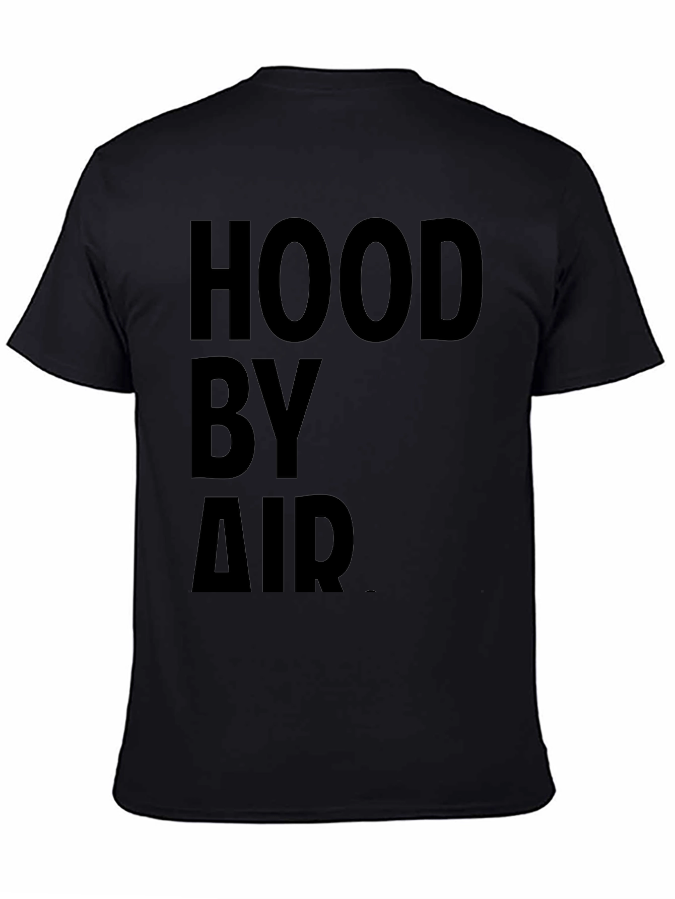 Hood By Air Black Graphic Tee