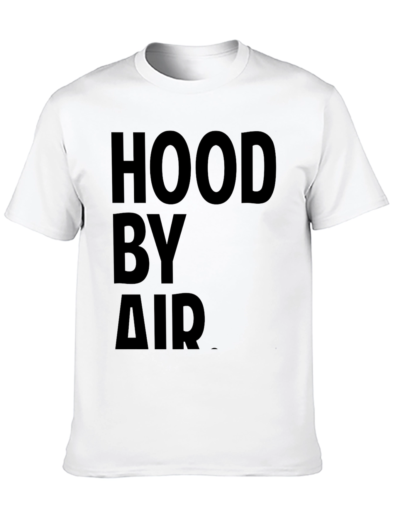 Hood By Air Black Graphic Tee