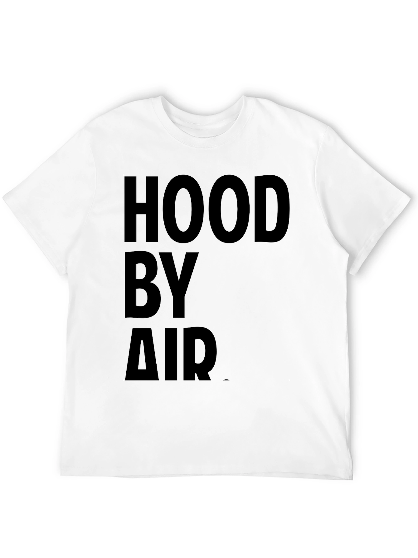 Hood By Air Black Graphic Tee