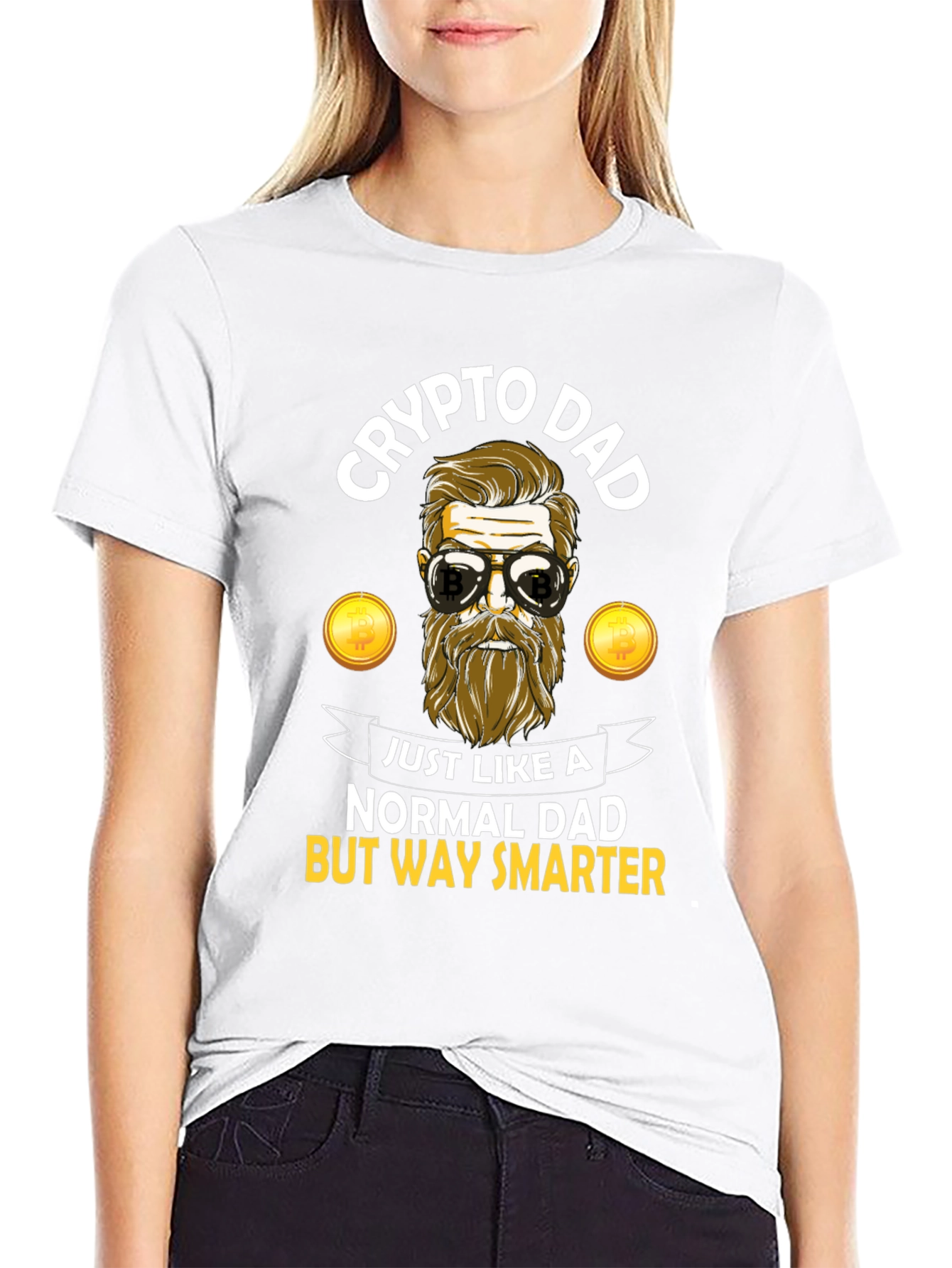 Crypto Dad T-Shirt - Funny Bitcoin Investor Tee