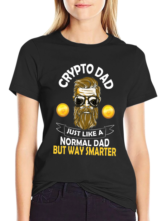 Crypto Dad T-Shirt - Funny Bitcoin Investor Tee