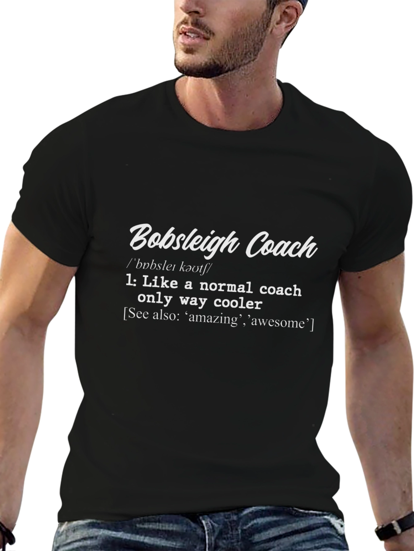 Bobsleigh Coach Graphic Tee - Cool & Unique Gift