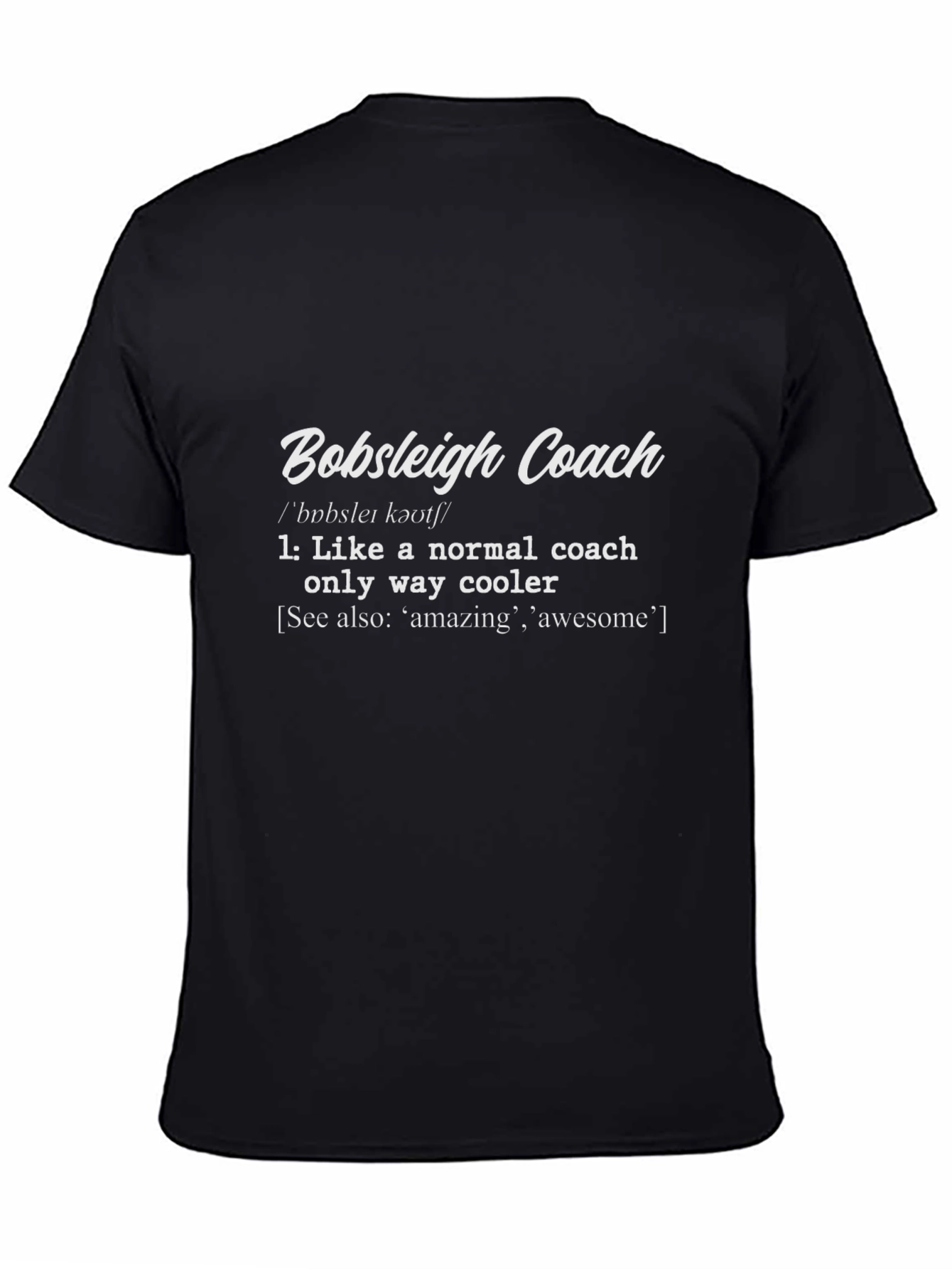 Bobsleigh Coach Graphic Tee - Cool & Unique Gift