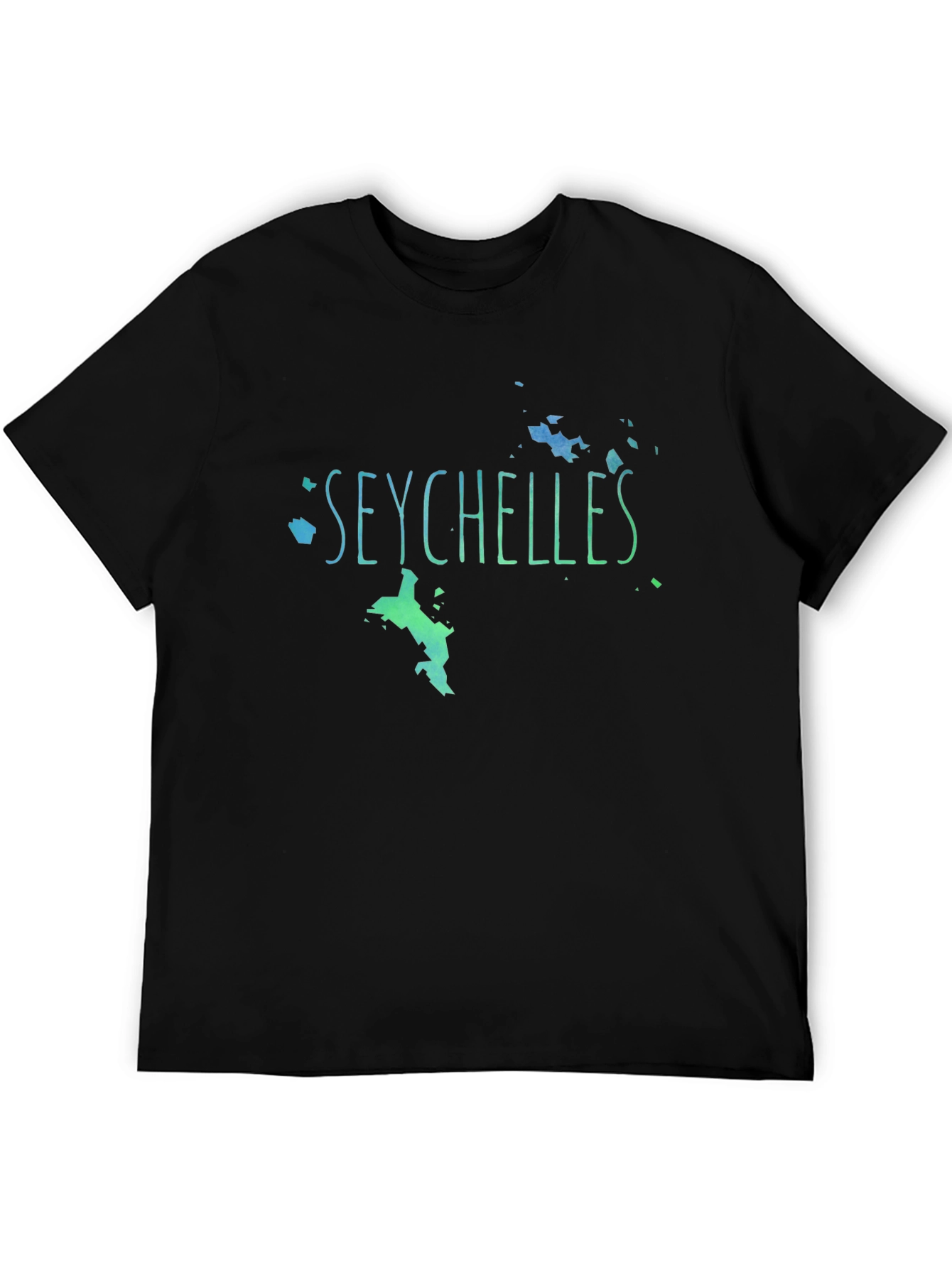 Seychelles Graphic Print Mens T-Shirt