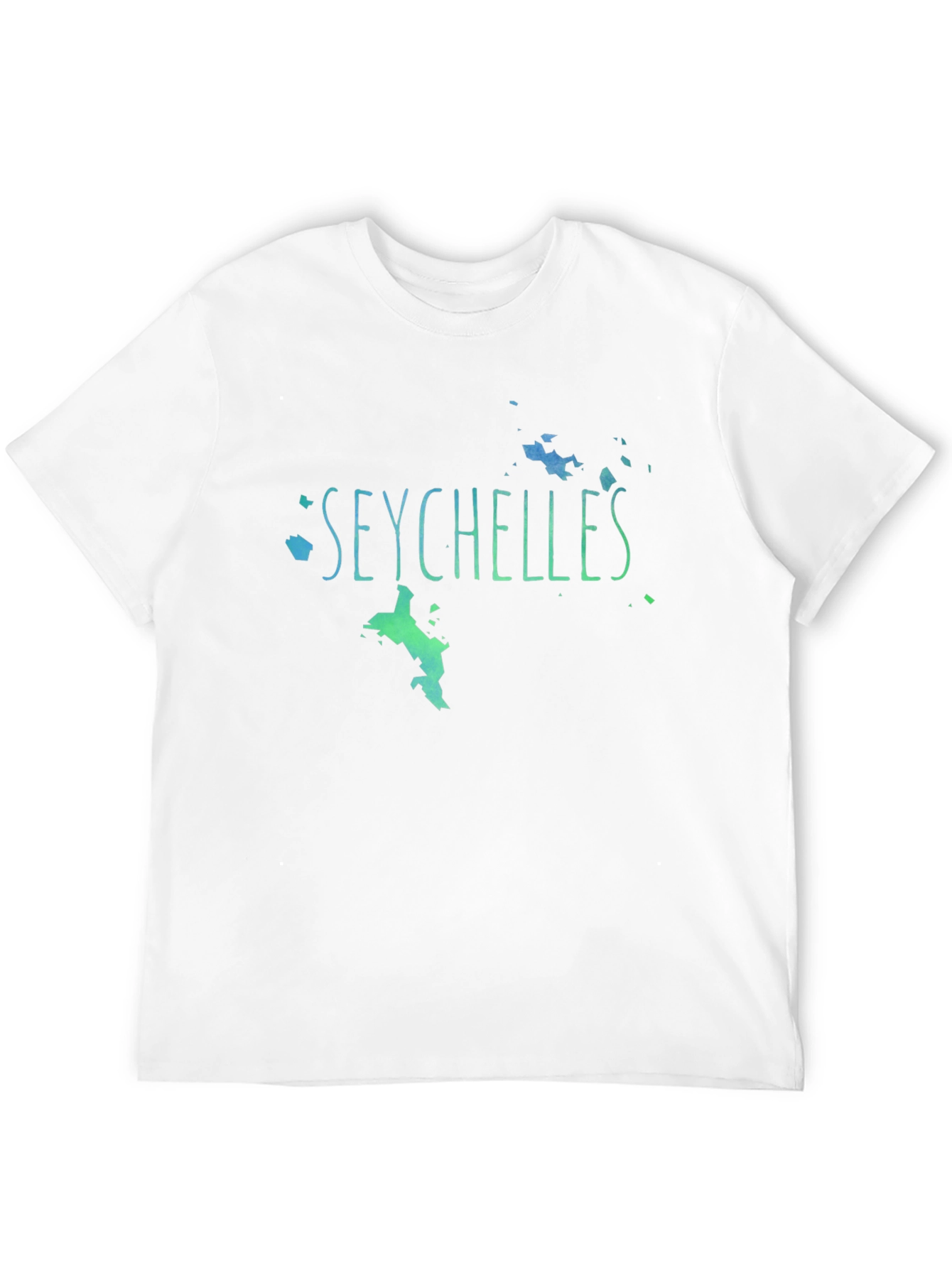Seychelles Graphic Print Mens T-Shirt