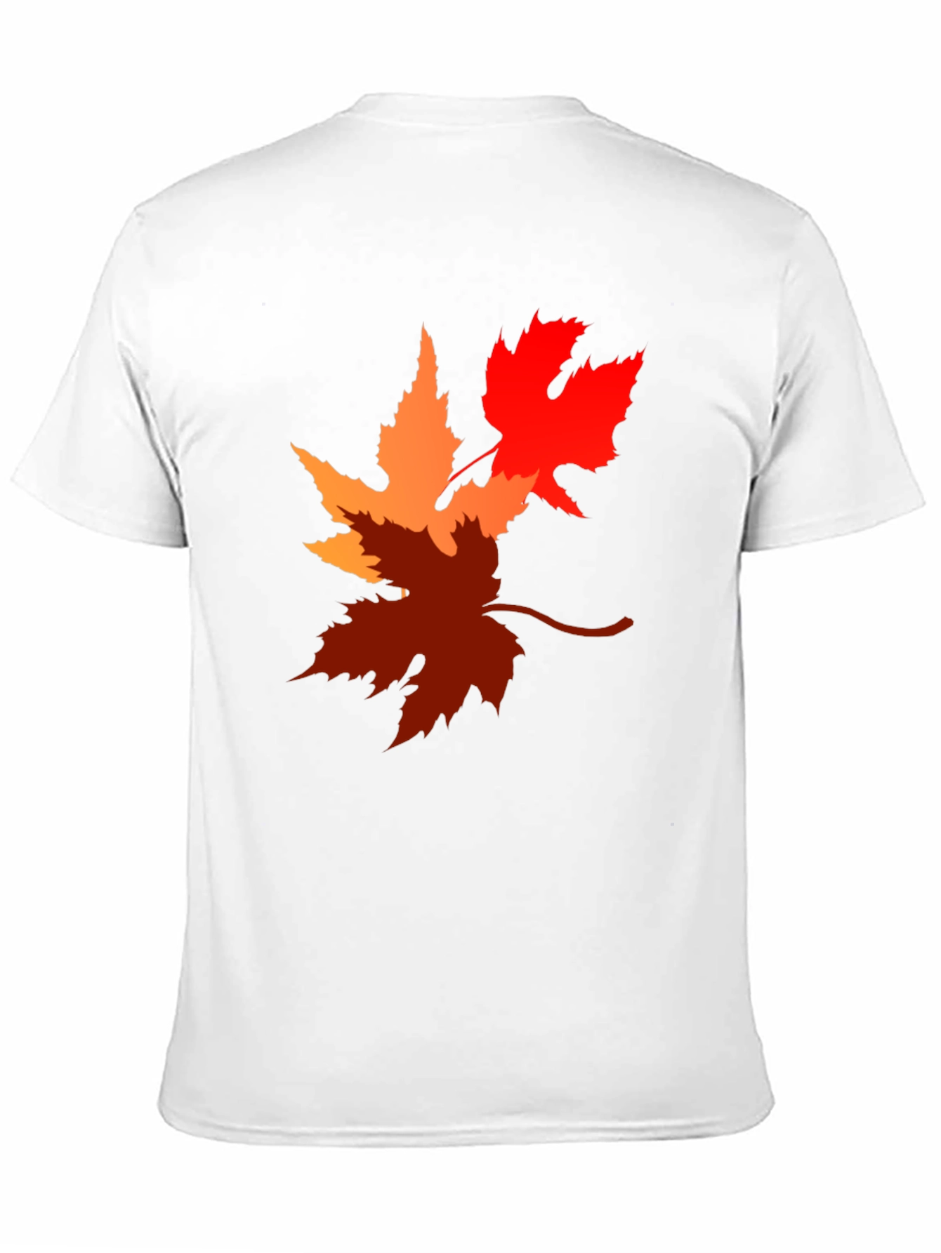 Autumn Leaves Graphic Tee - Black T-Shirt