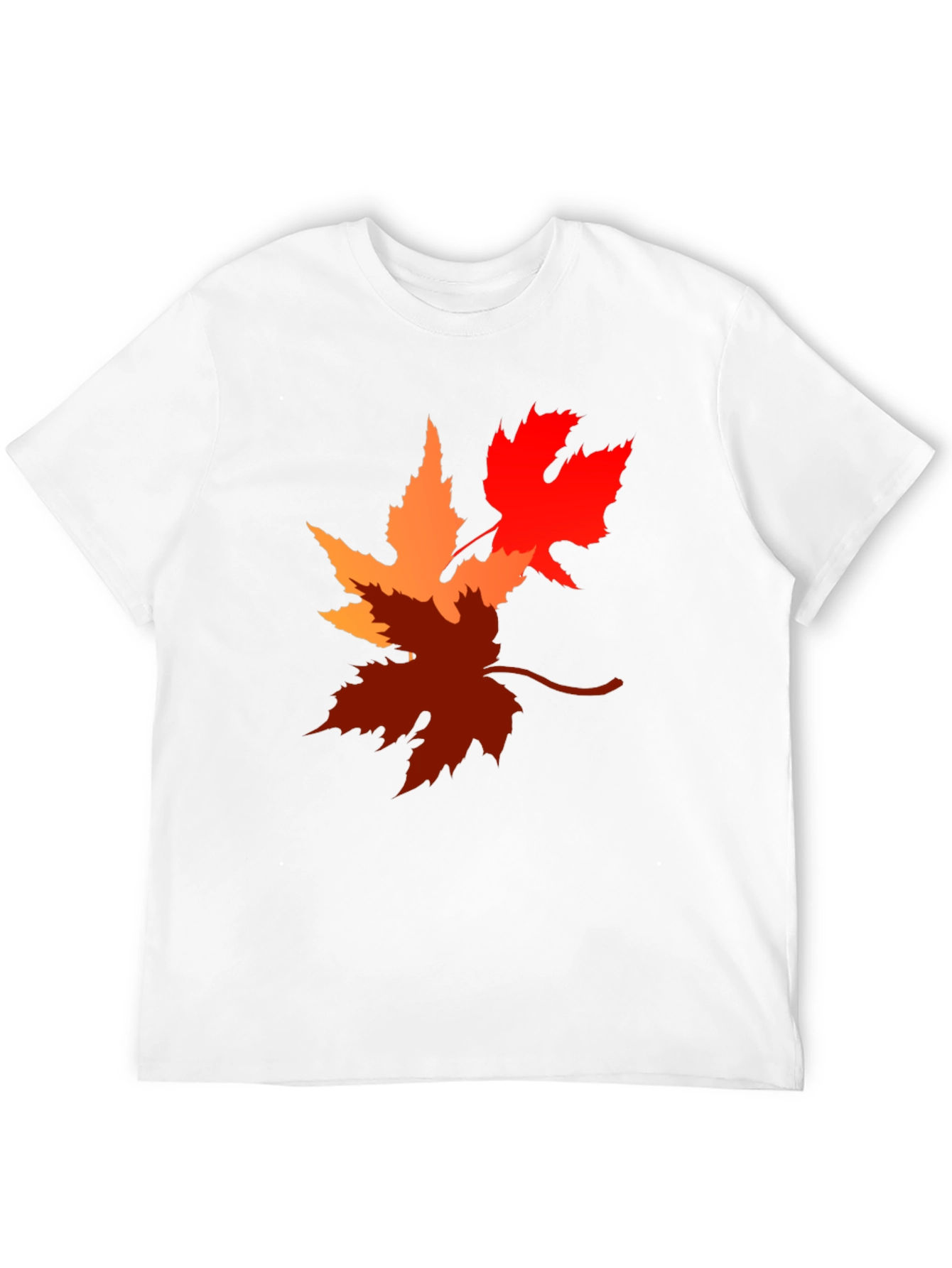 Autumn Leaves Graphic Tee - Black T-Shirt