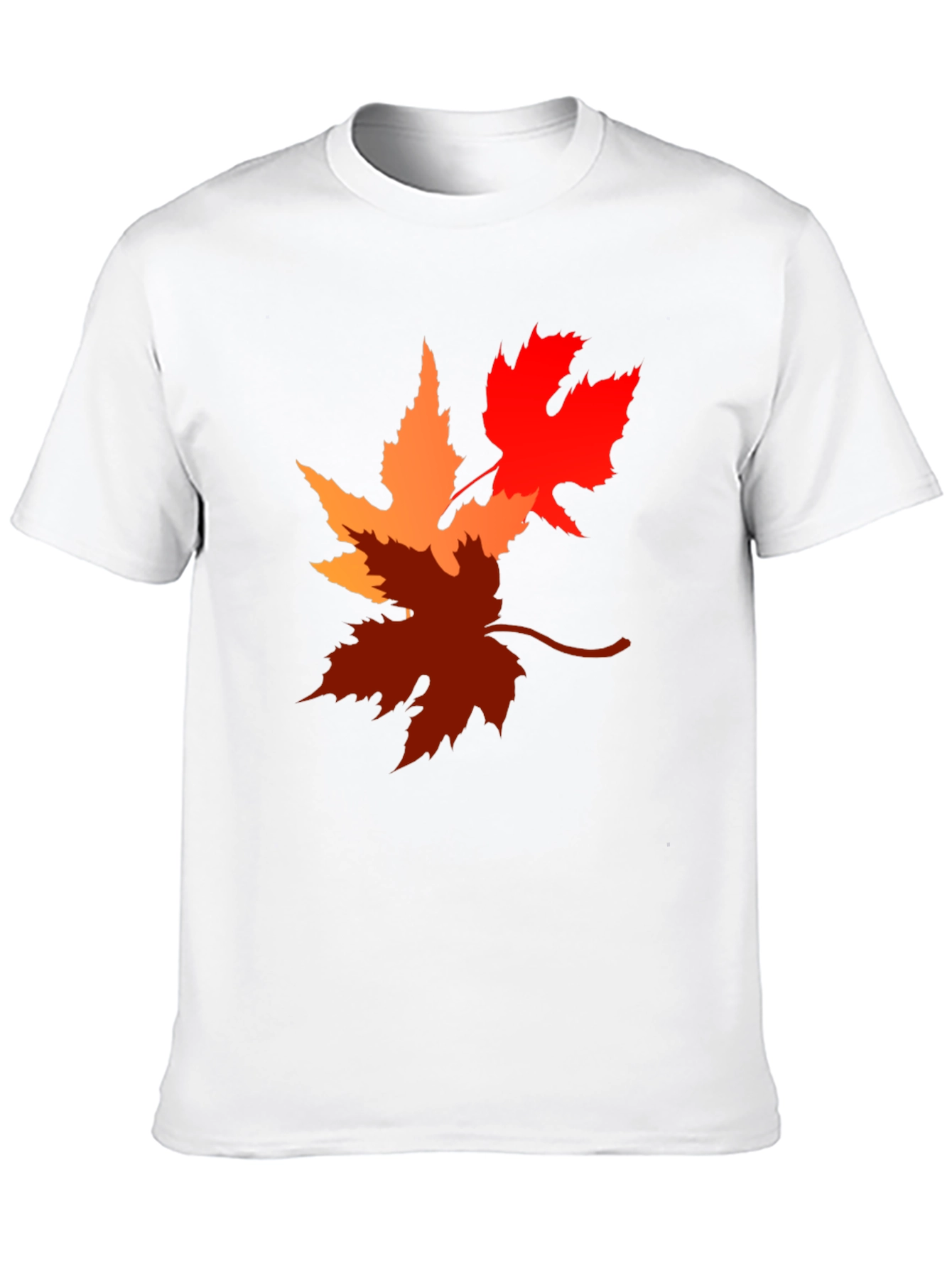Autumn Leaves Graphic Tee - Black T-Shirt