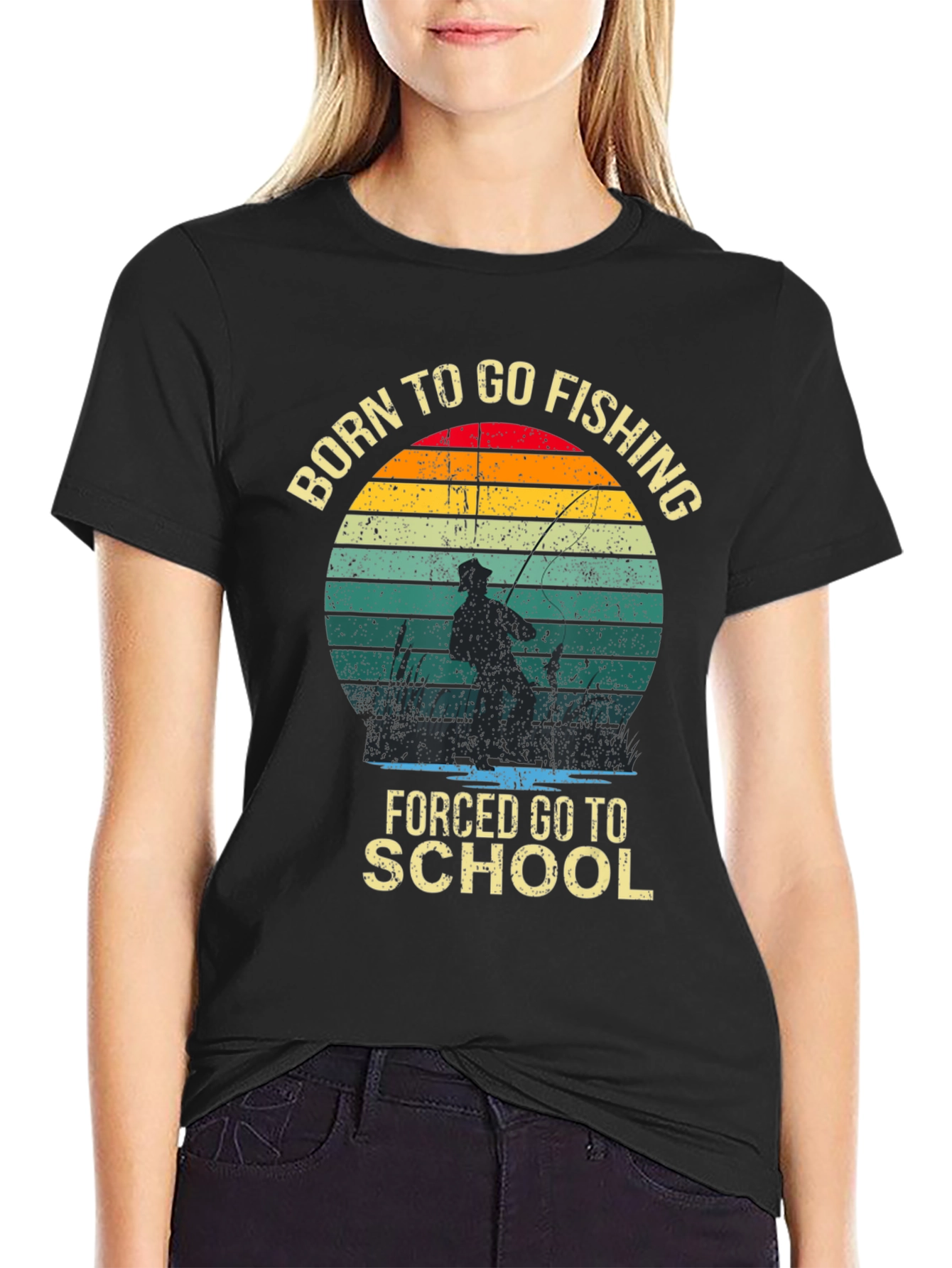 Born to Fish Graphic T-Shirt