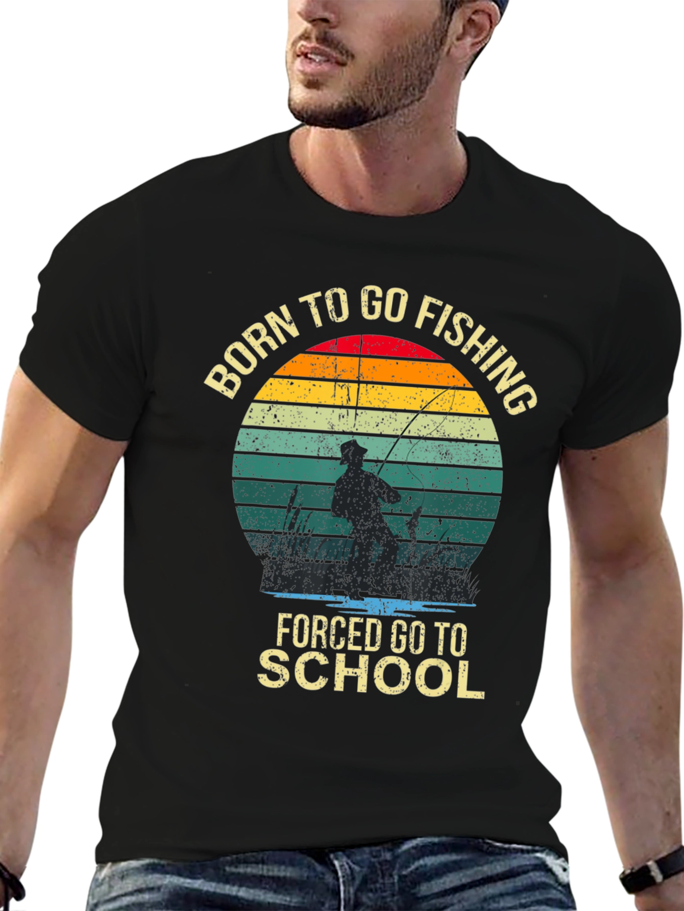 Born to Fish Graphic T-Shirt
