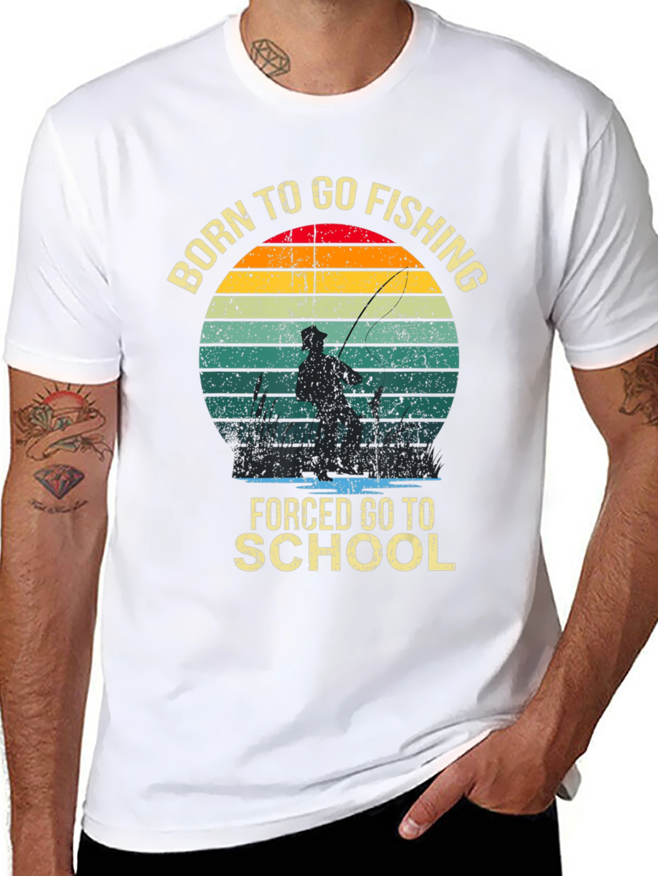 Born to Fish Graphic T-Shirt