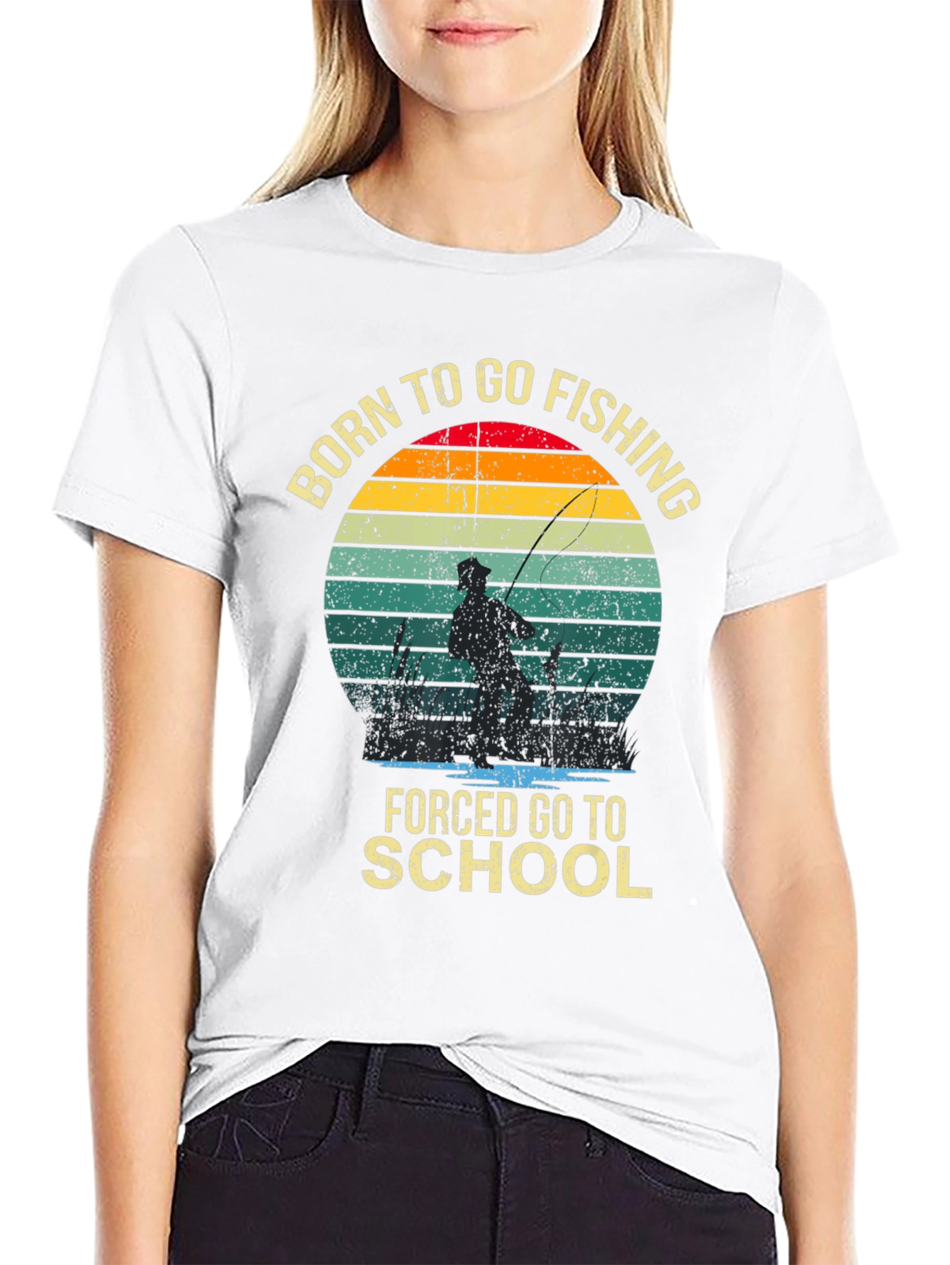 Born to Fish Graphic T-Shirt