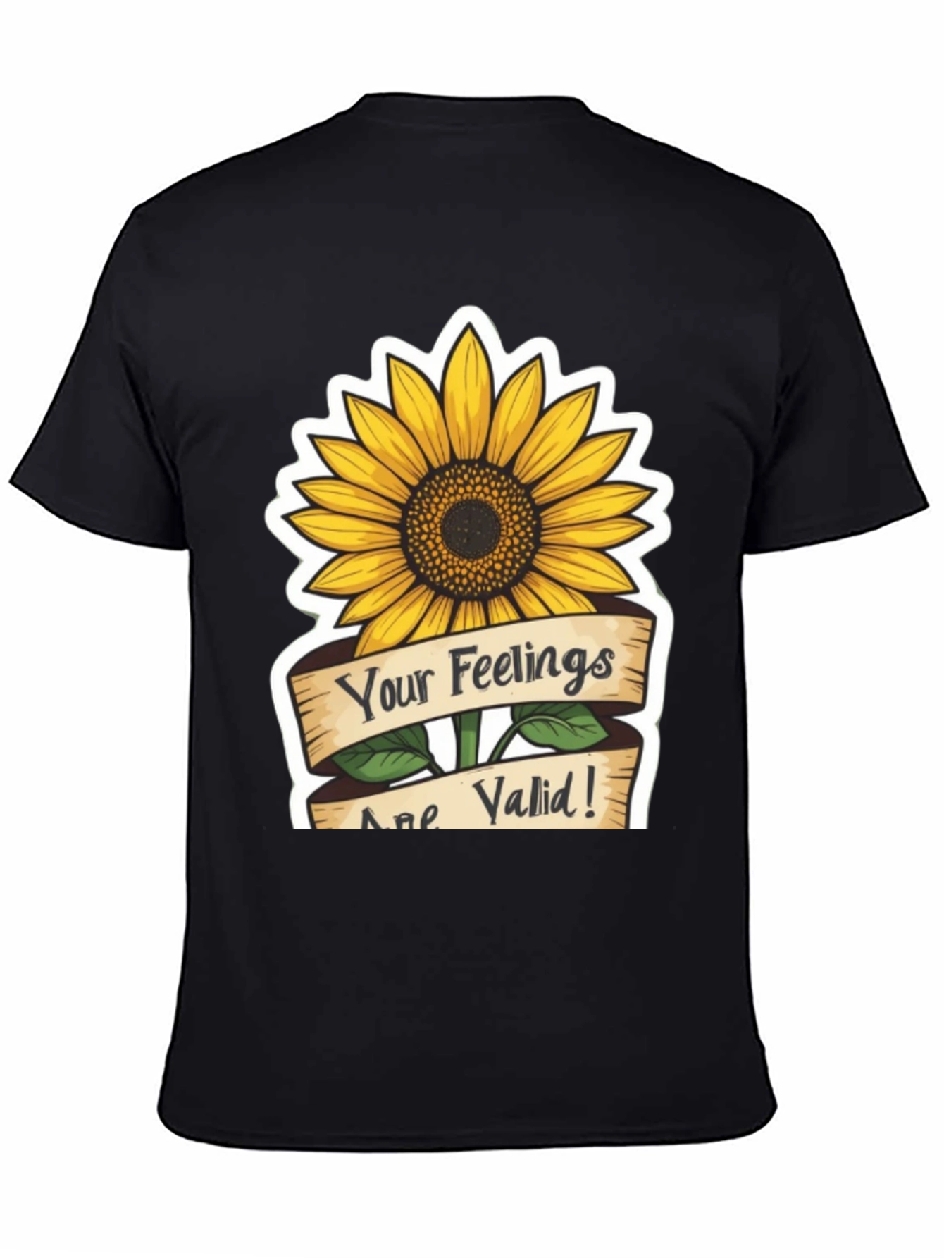 Valid Feelings Sunflower Graphic T-Shirt