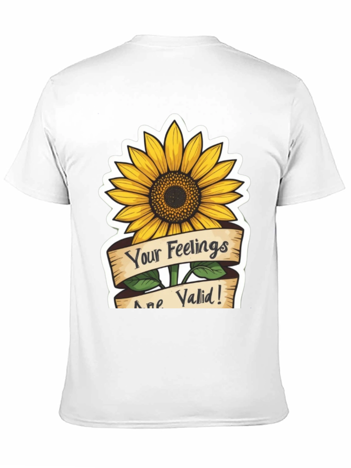 Valid Feelings Sunflower Graphic T-Shirt