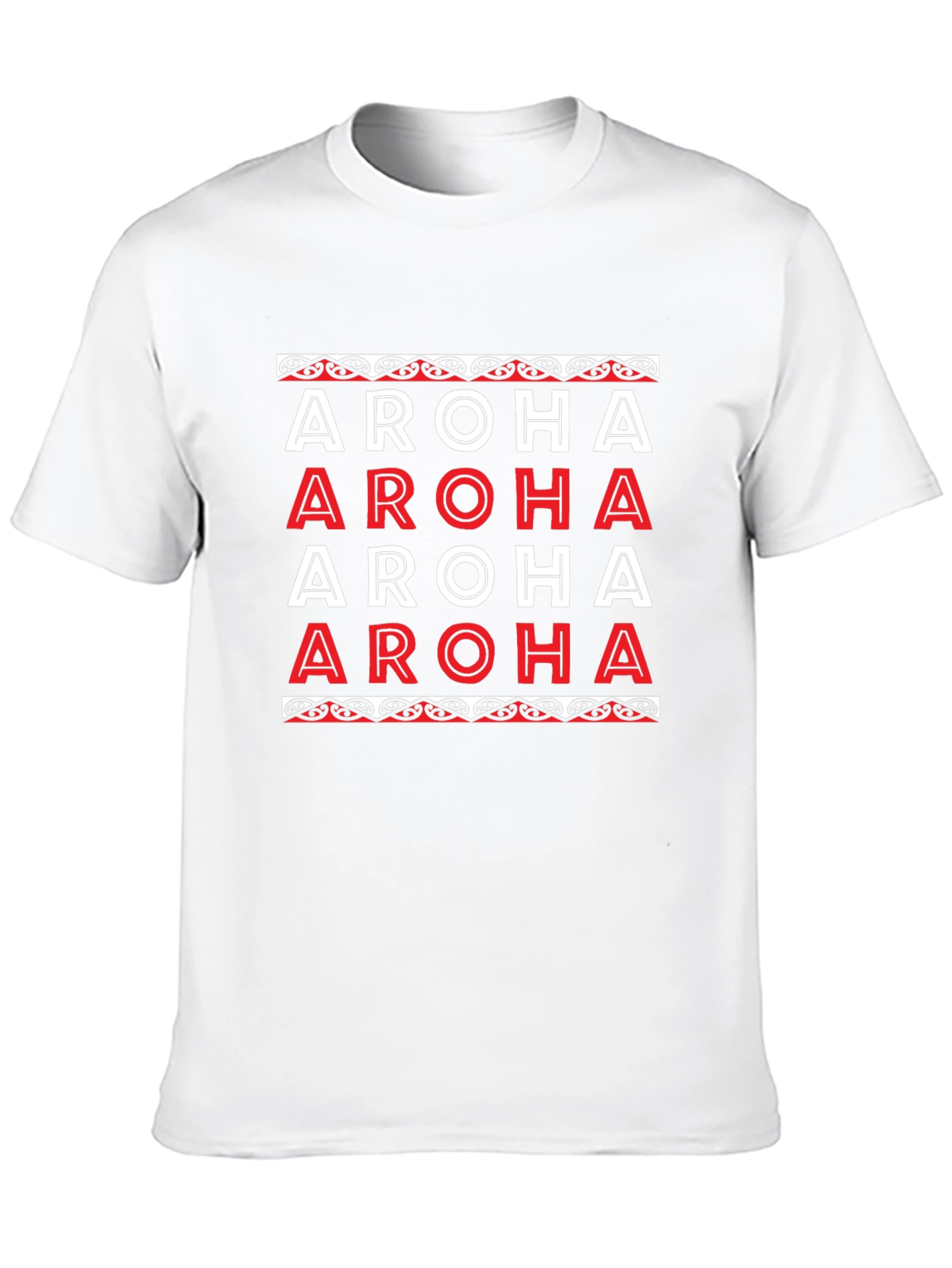 Aroha Graphic Tee - Maori Inspired Design