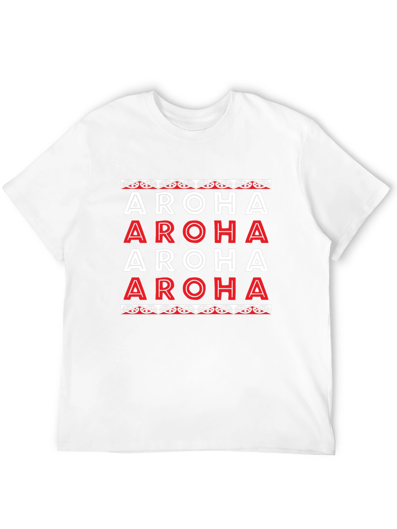 Aroha Graphic Tee - Maori Inspired Design