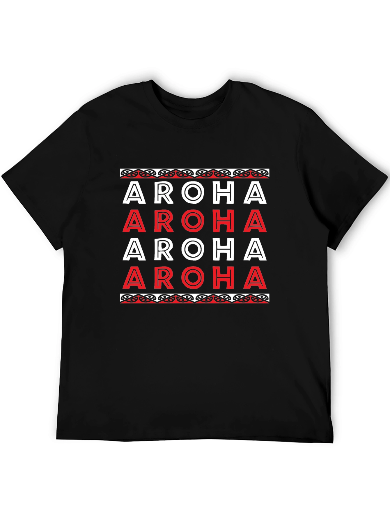 Aroha Graphic Tee - Maori Inspired Design