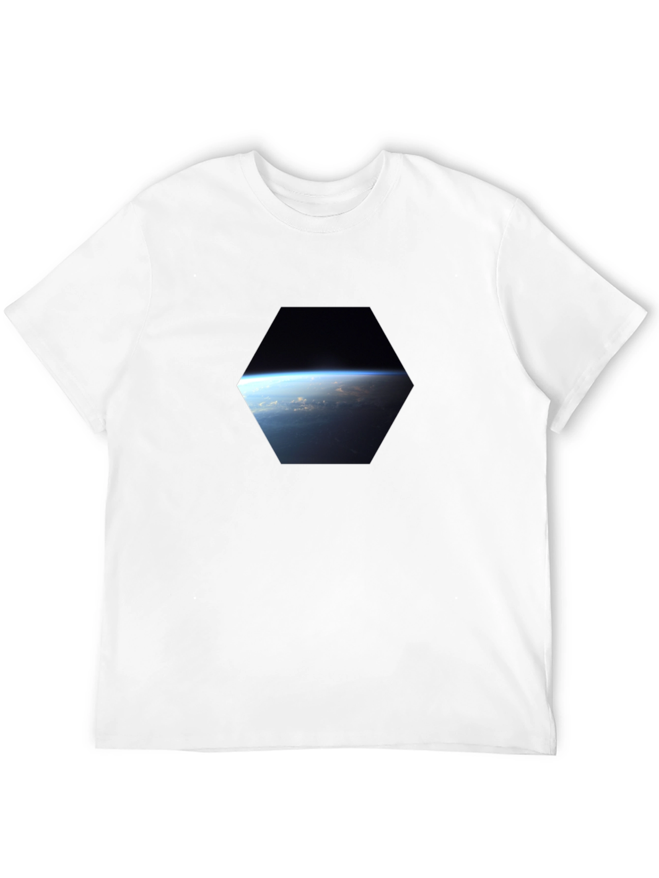 Earth View Graphic Tee - Black Unisex T-Shirt