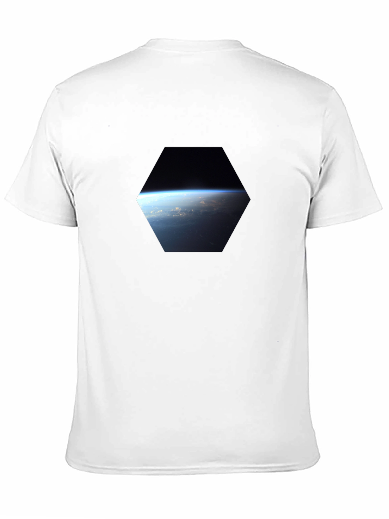 Earth View Graphic Tee - Black Unisex T-Shirt