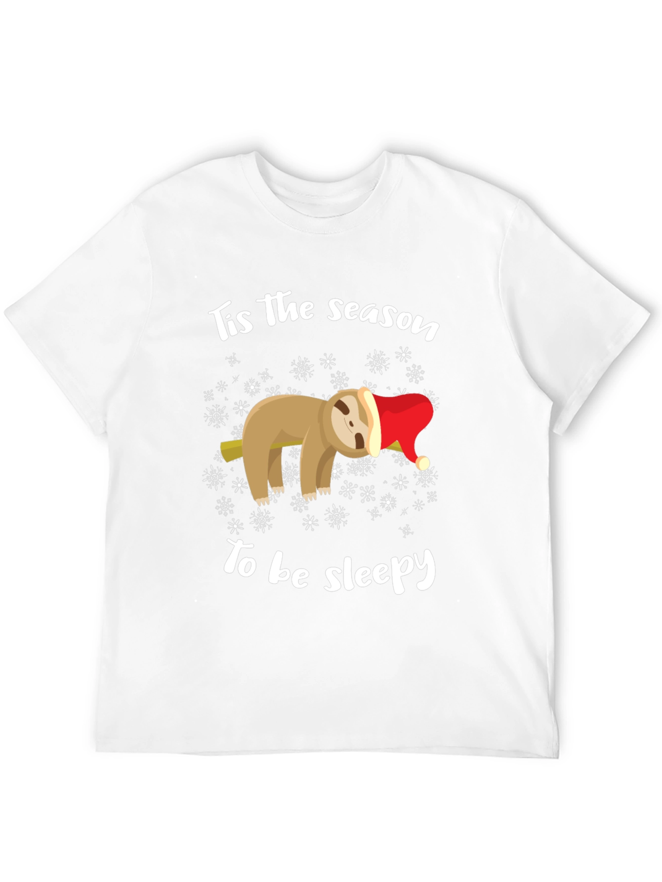 Festive Sloth Sleepy Season T-Shirt