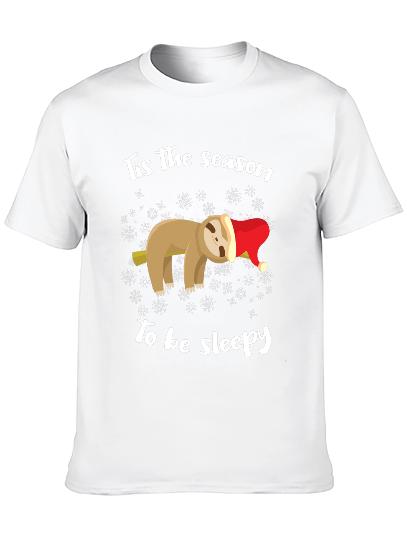 Festive Sloth Sleepy Season T-Shirt