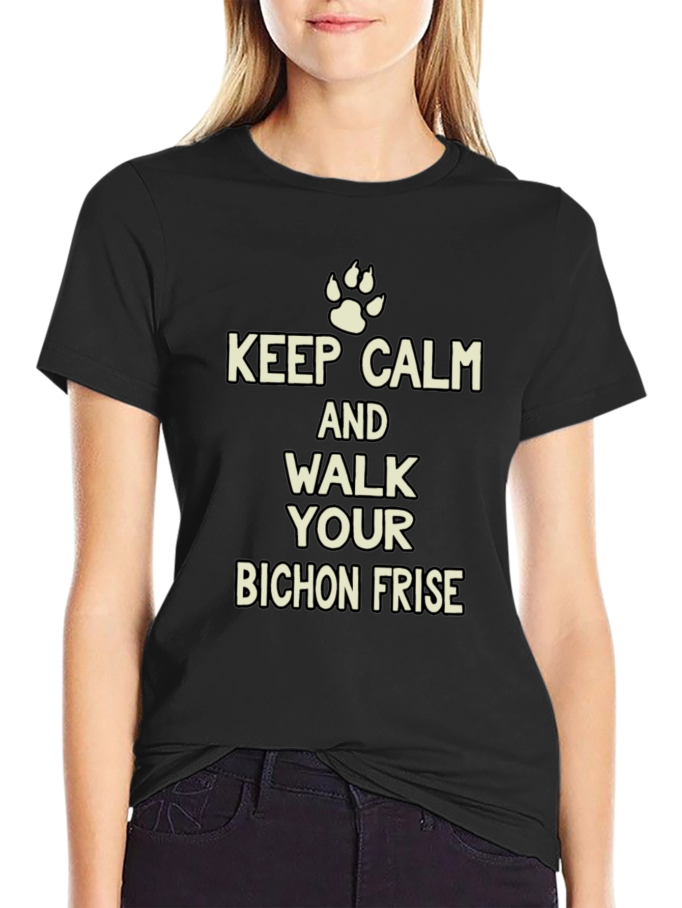 Keep Calm Bichon Frise T-Shirt
